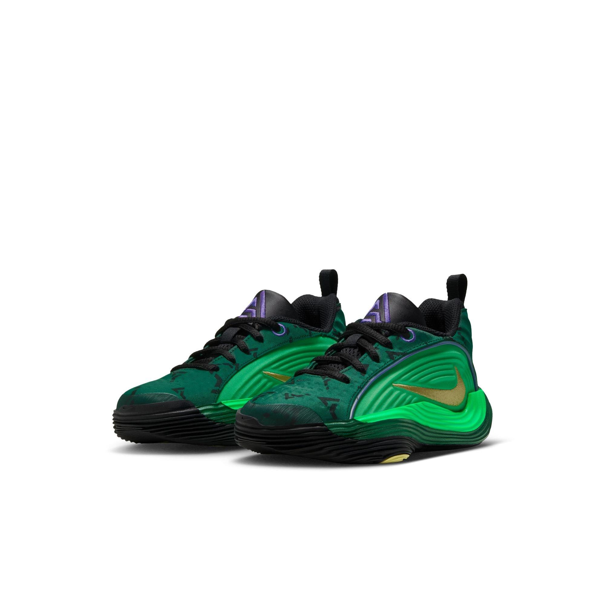 Nike Giannis Immortality 5 "Halloween" Preschool Kids' Basketball Shoe - GORGE GREEN/METALLIC GOLD/GREEN SPARK