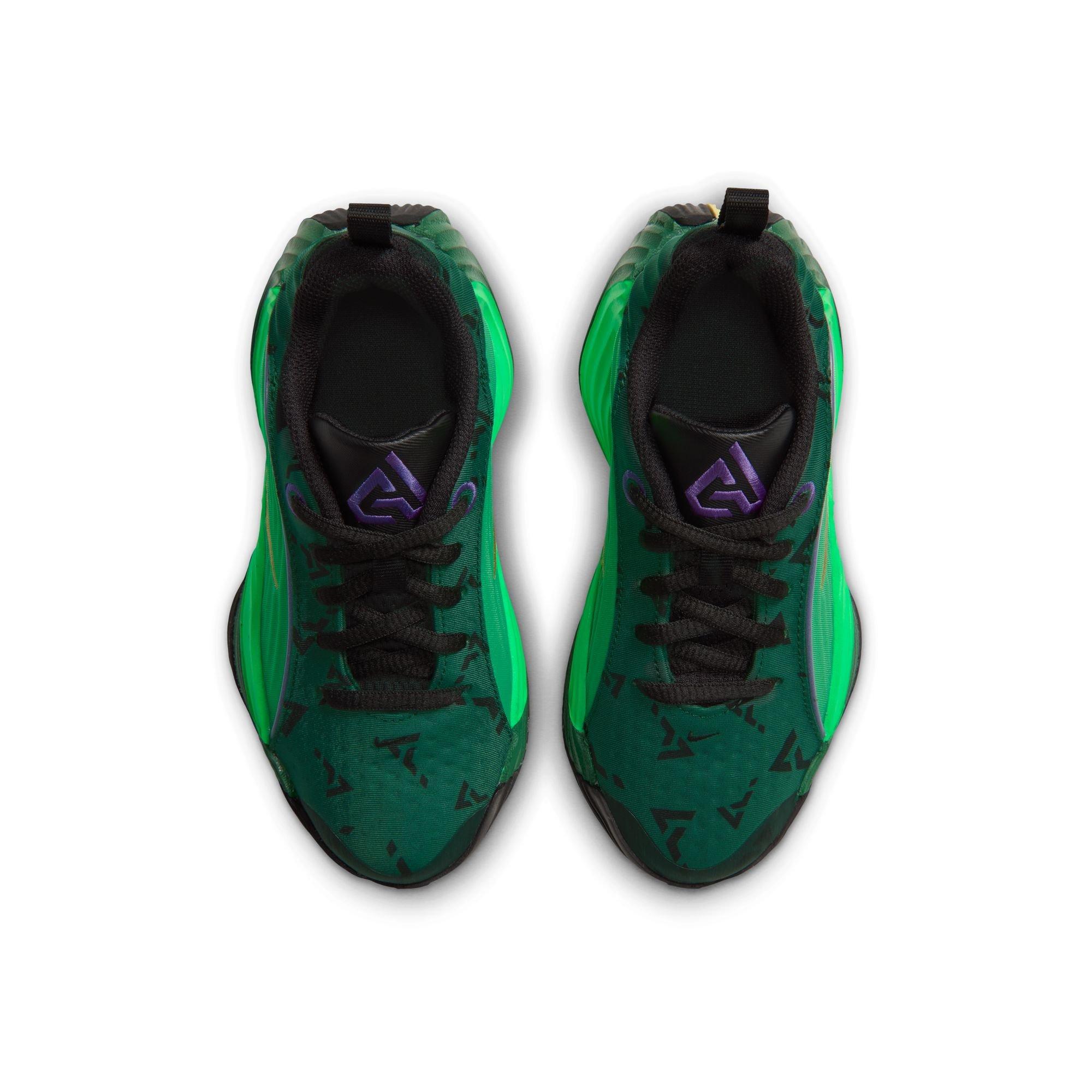Nike Giannis Immortality 5 "Halloween" Preschool Kids' Basketball Shoe - GORGE GREEN/METALLIC GOLD/GREEN SPARK
