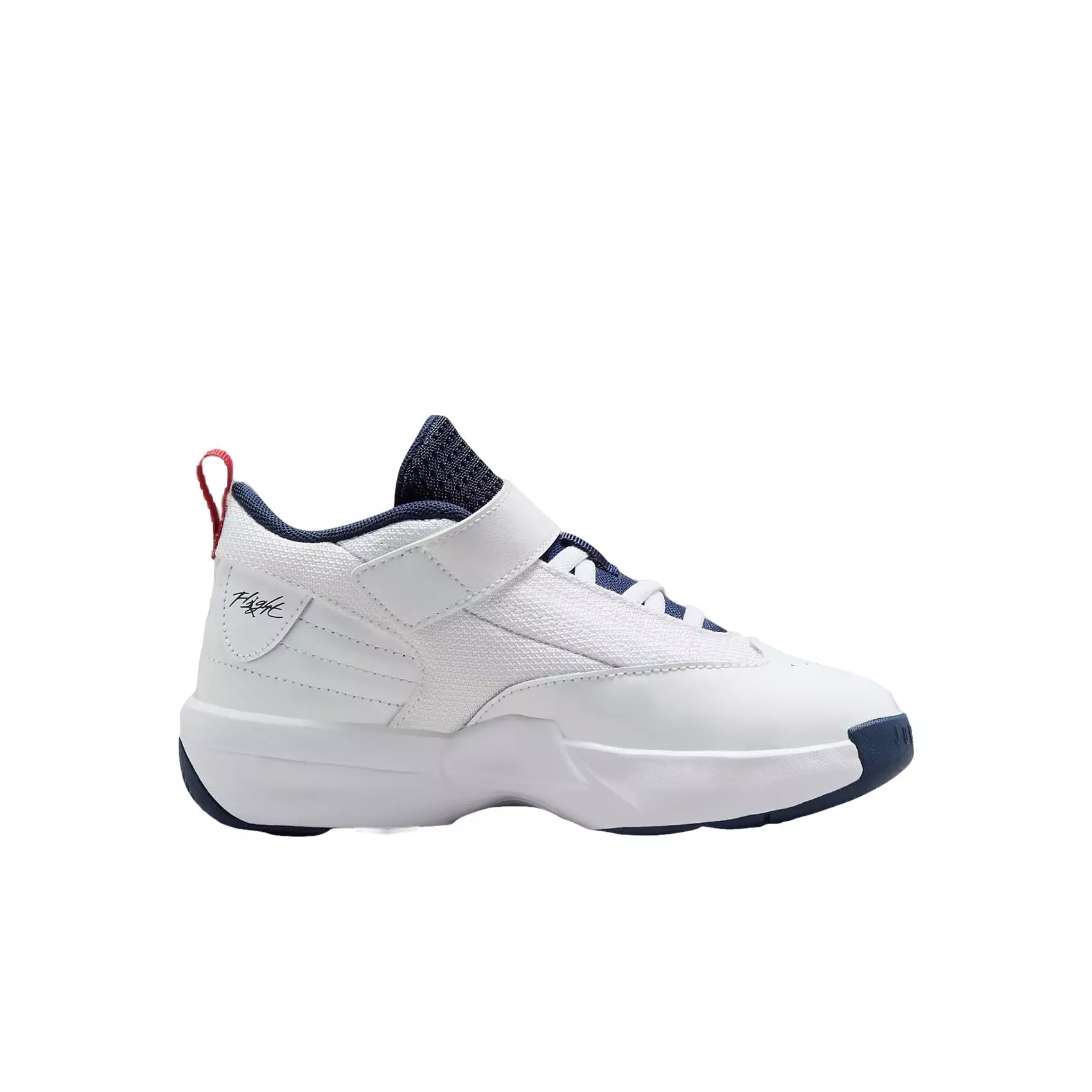 Jordan Max Aura 6 "White/Varsity Red/Midnight Navy" Preschool Boys' Shoe - WHITE/RED/NAVY