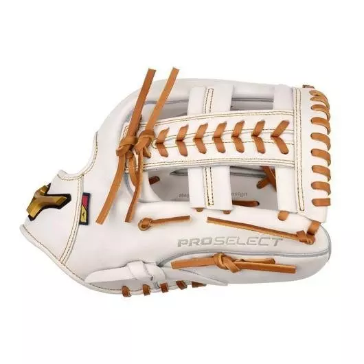 Mizuno GPSF-50R Pro Select FP Premium 11.75" Infielder Softball Glove RHT - WHITE