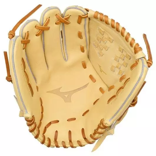 Mizuno GPSF-70D Pro Select FP Premium 12.5" Outfielder Softball Glove LHT - CAMEL