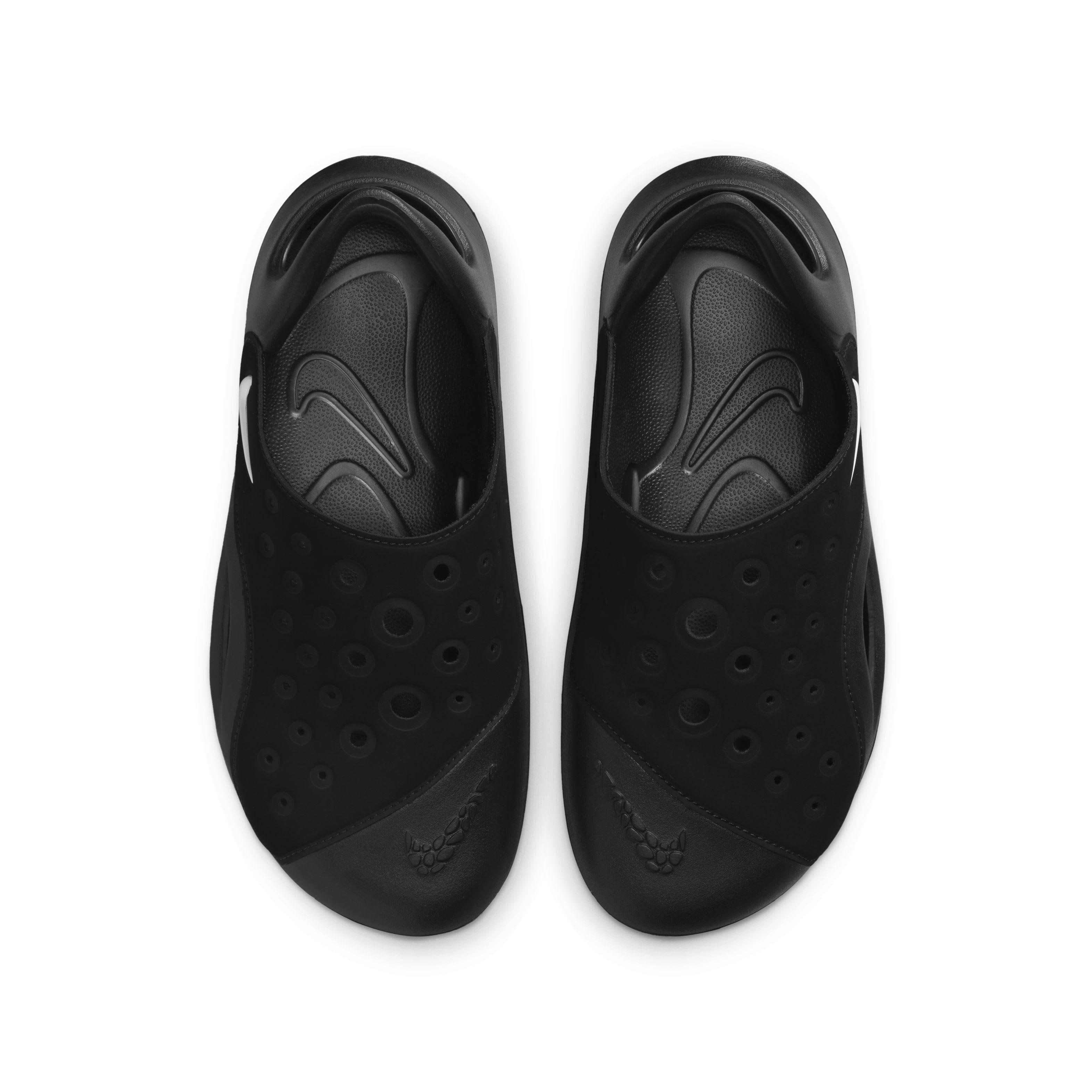 Nike Aqua Swoosh Grade School Boys' "Black/Anthracite/White" Sandal