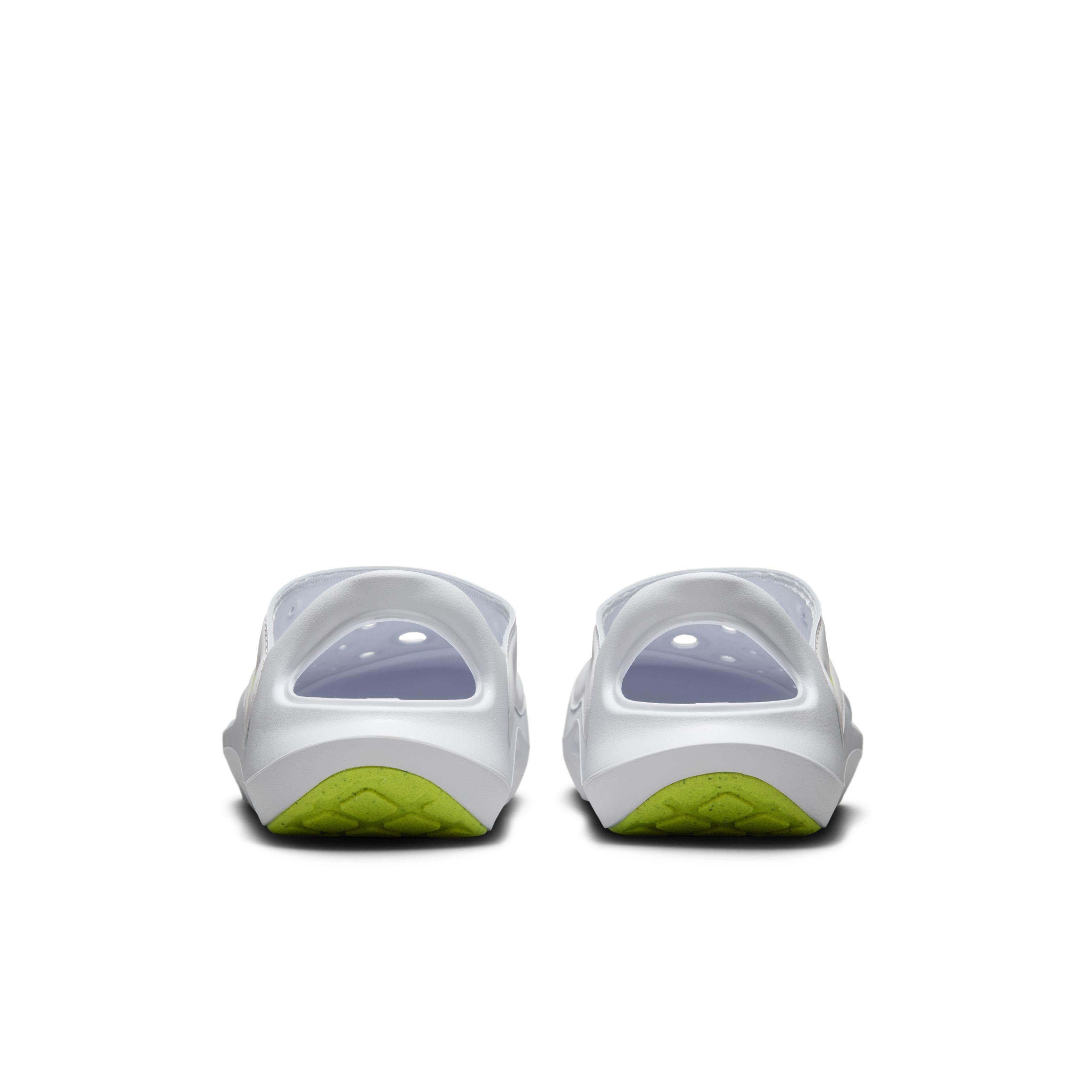 Nike Aqua Swoosh Grade School Boys' "White/Pure Platinum/Volt" Sandal