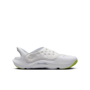 Nike Aqua Swoosh "White/Pure Platinum/Volt" Grade School Boys' Sandal