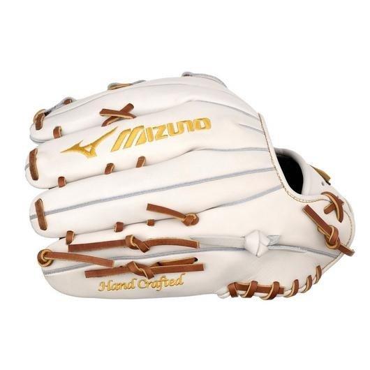 Mizuno GPSF-71D Pro Select FP Premium 12.5" Outfielder Softball Glove RHT - WHITE Thumbnail View 4