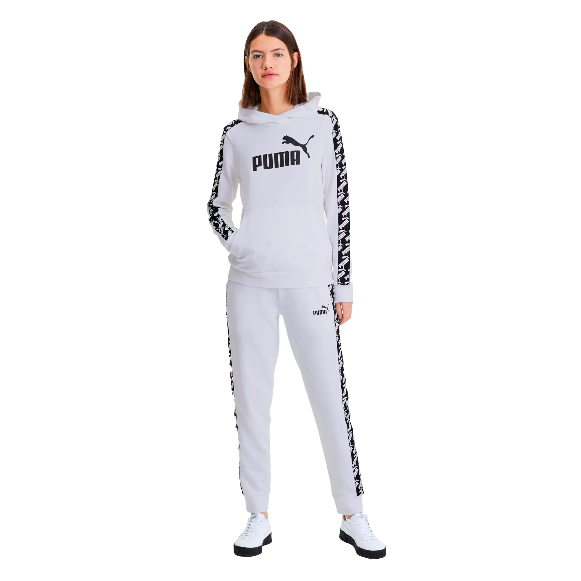 PUMA Women's Amplified Hoodie - WHITE