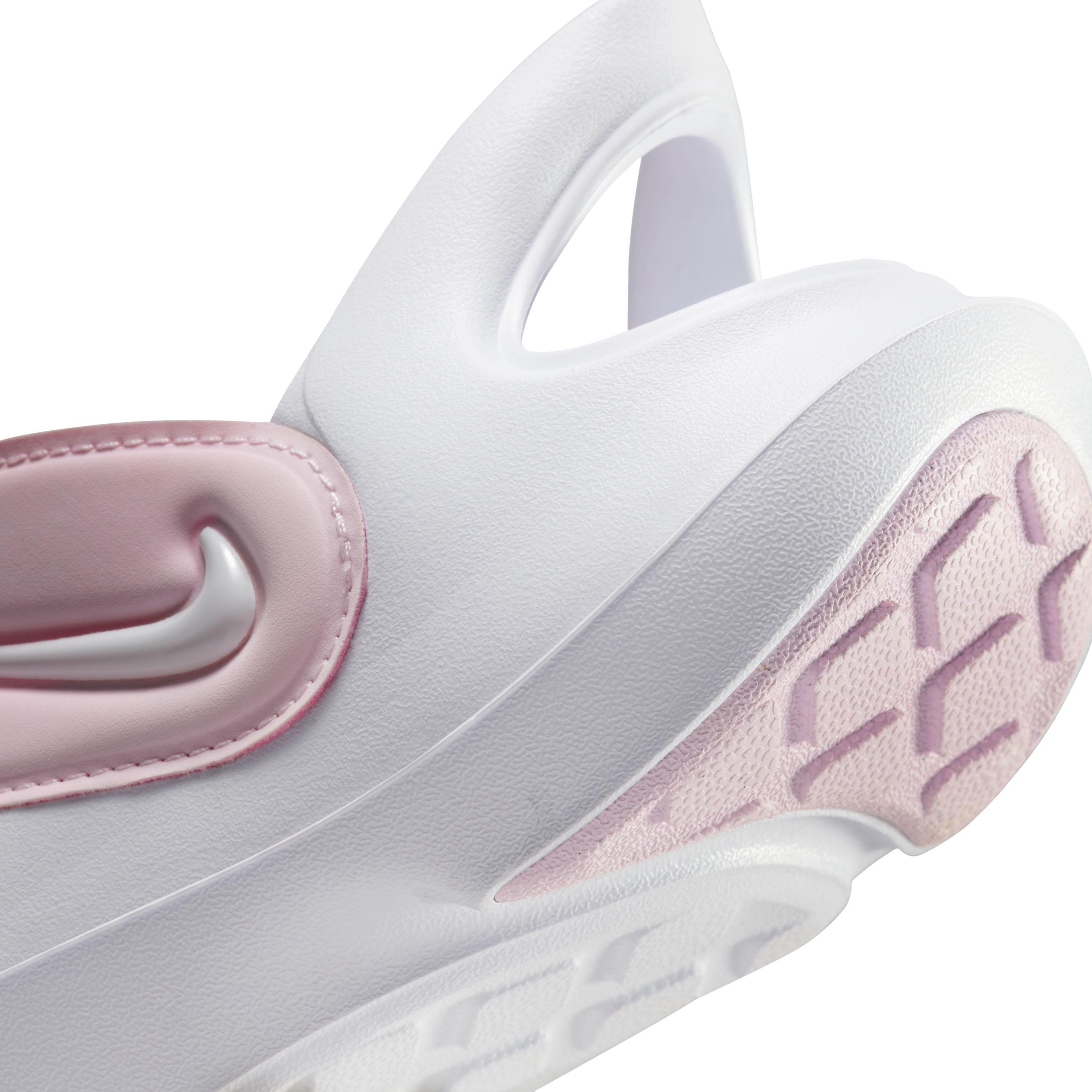Nike Aqua Swoosh Grade School Girls' "Pink Foam/White" Sandal