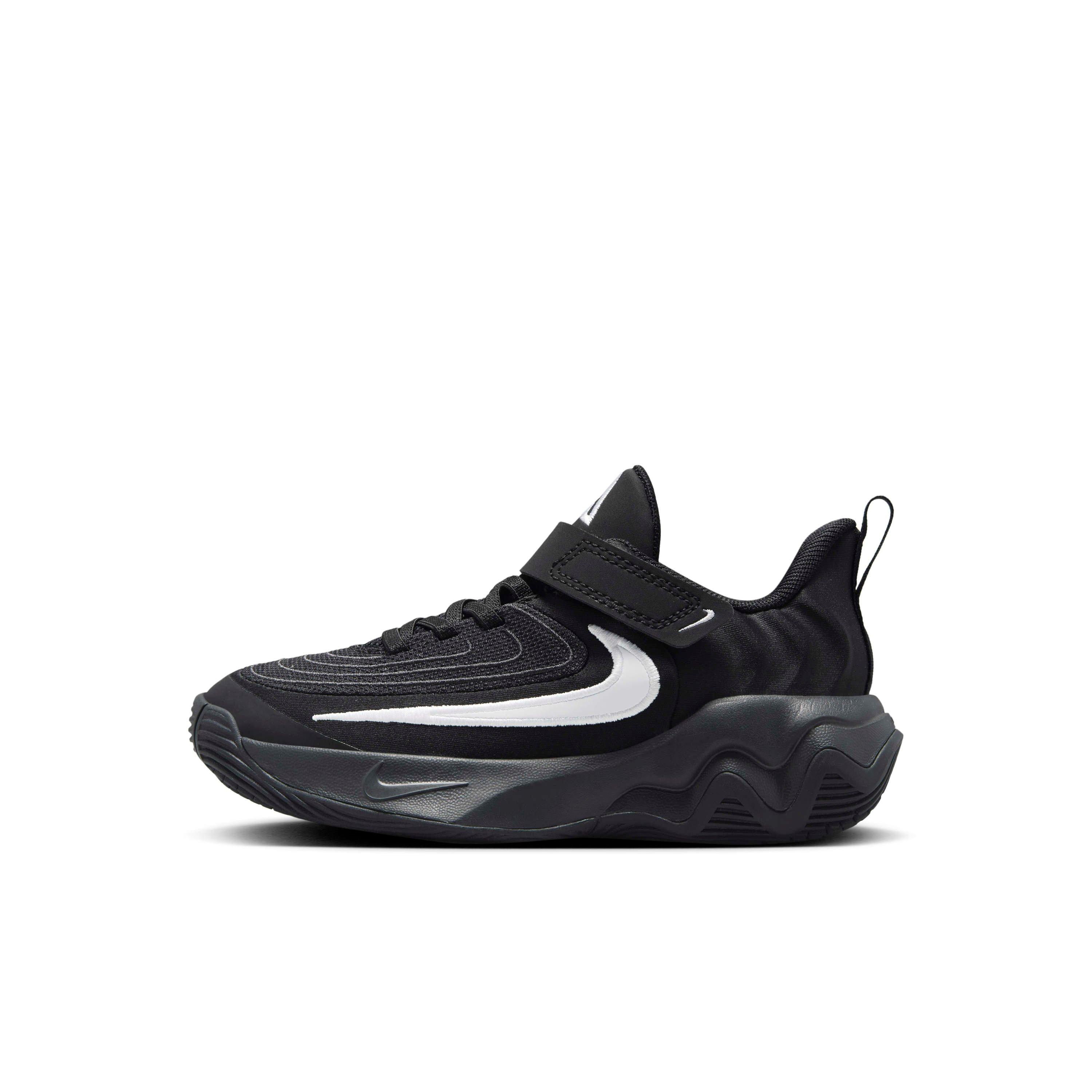 Nike Giannis Immortality 4 Preschool Boys' "Black/White/Dark Smoke Grey" Basketball Shoe