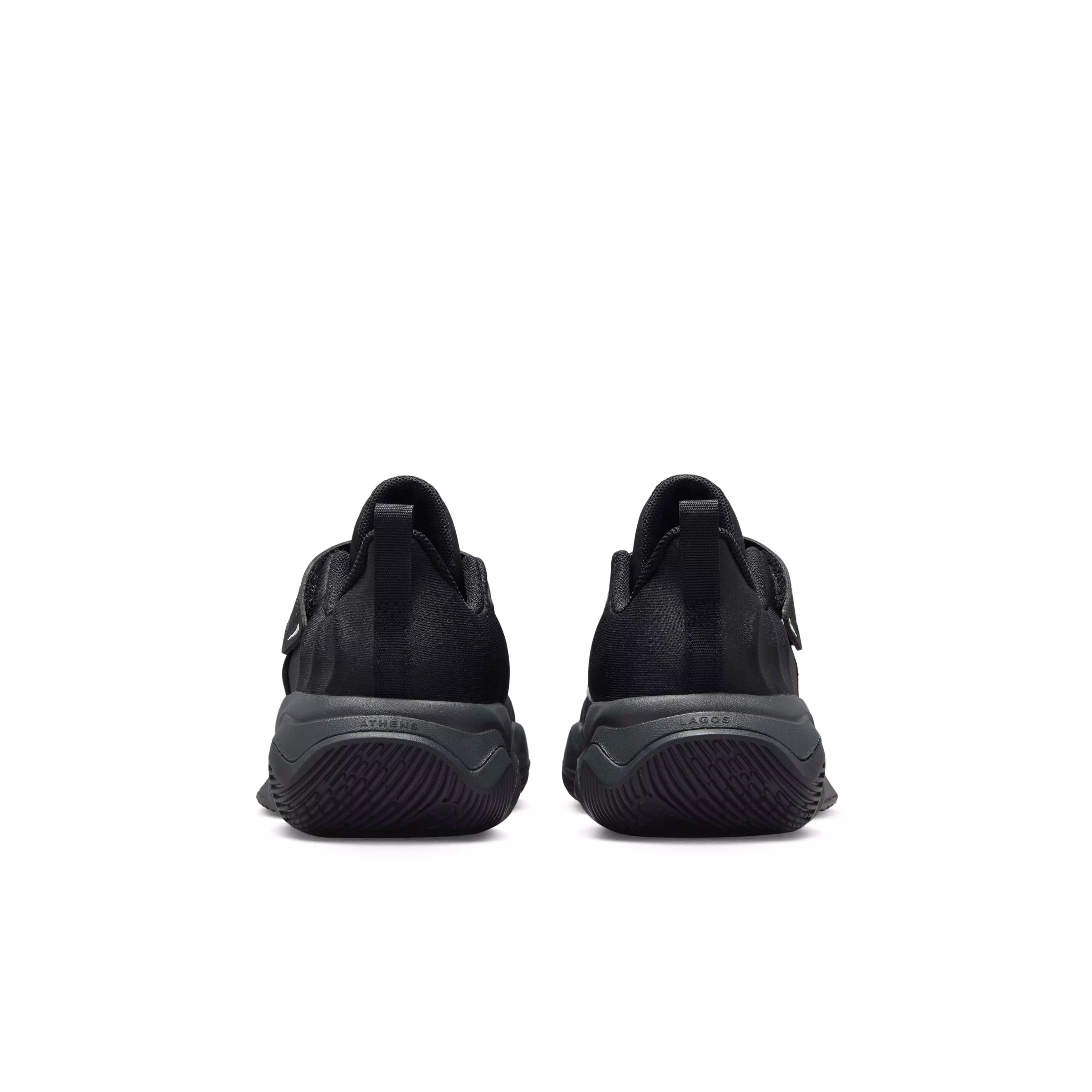 Nike Giannis Immortality 4 "Black/White/Dark Smoke Grey" Preschool Boys' Basketball Shoe - BLACK/WHITE/DK GREY