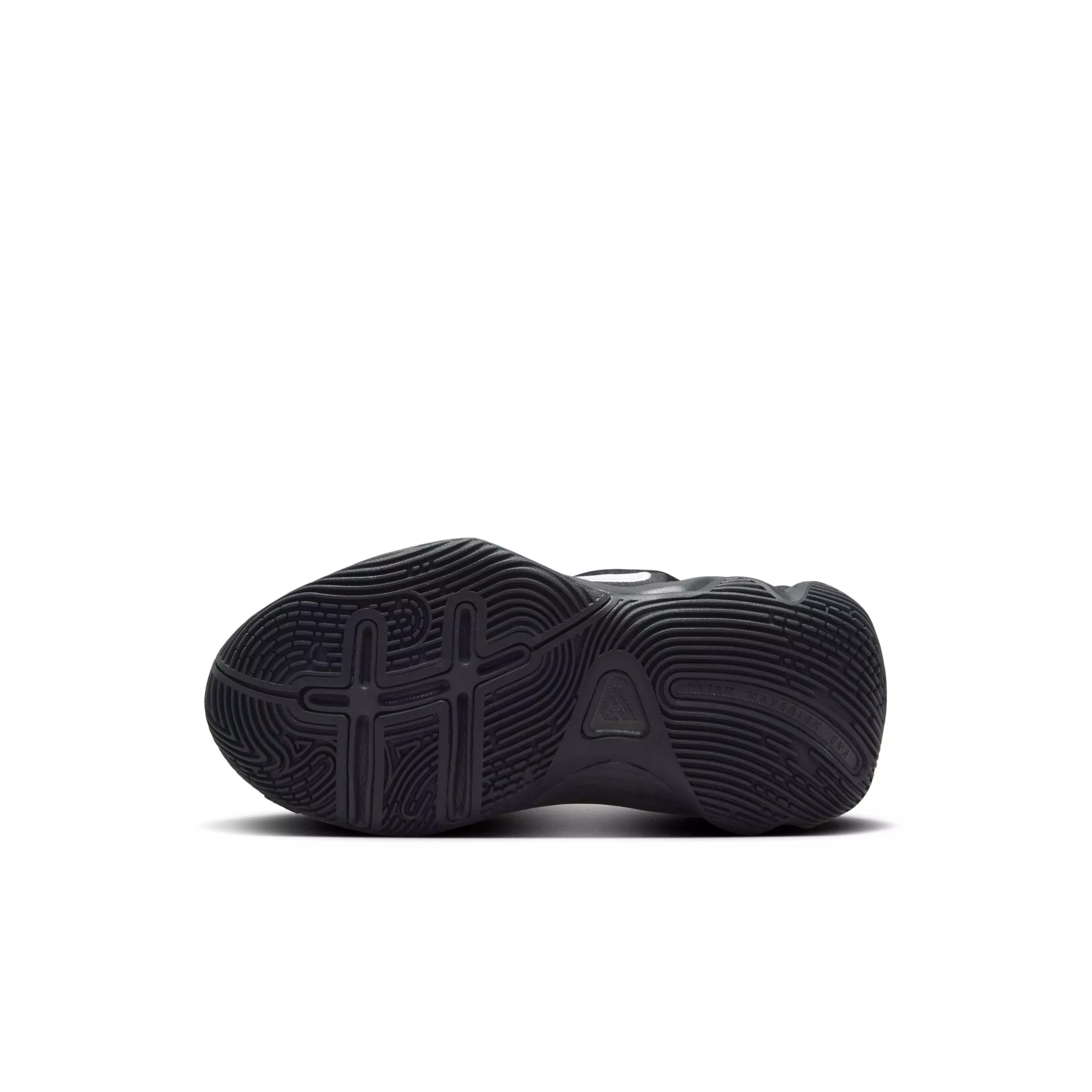 Nike Giannis Immortality 4 "Black/White/Dark Smoke Grey" Preschool Boys' Basketball Shoe - BLACK/WHITE/DK GREY