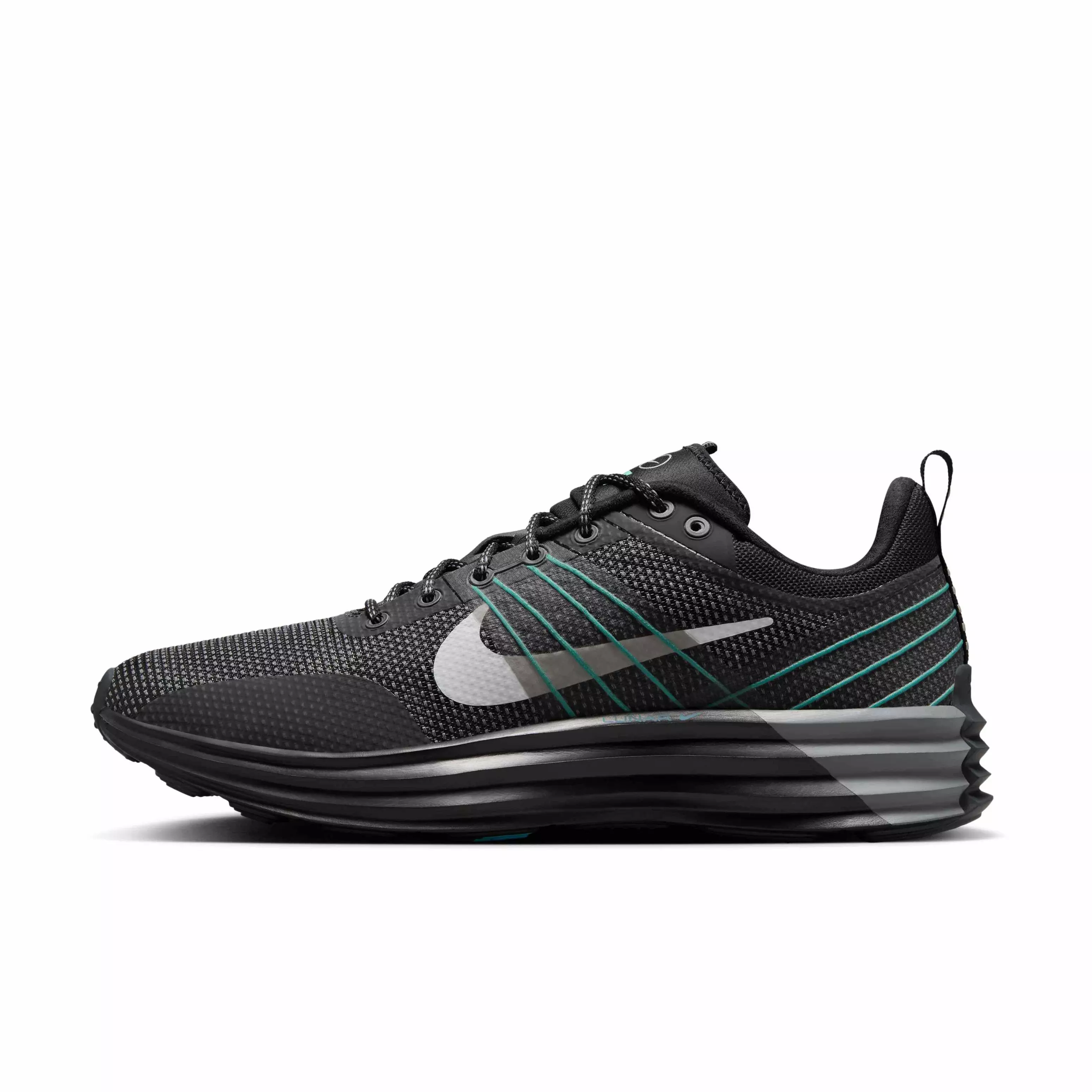 Nike Lunar Roam Premium "Black/Cool Grey/Aurora Green/Photon Dust" Men's Shoe - BLACK/GREY/GREEN/DUST