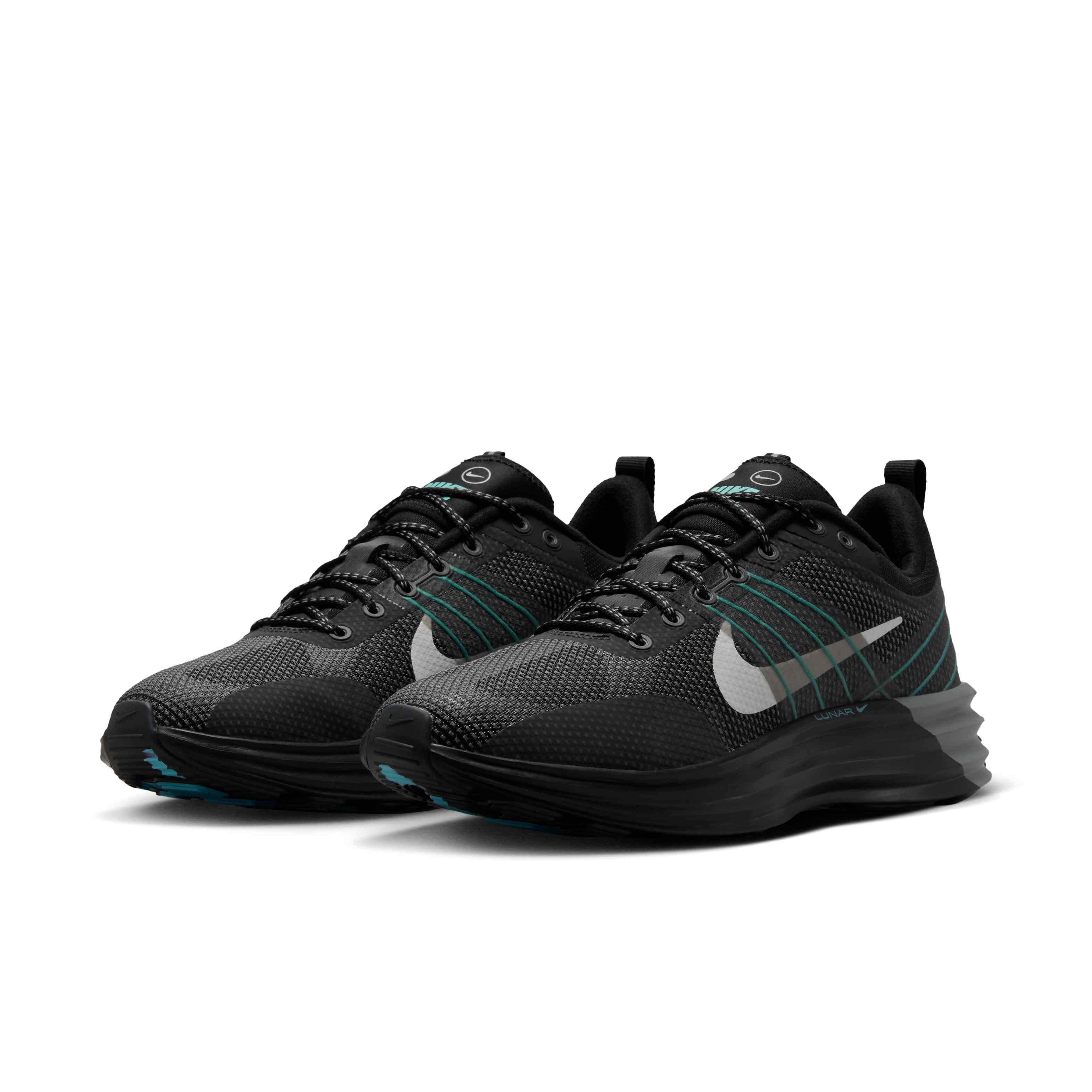 Nike Lunar Roam Premium "Black/Cool Grey/Aurora Green/Photon Dust" Men's Shoe - BLACK/GREY/GREEN/DUST Thumbnail View 3