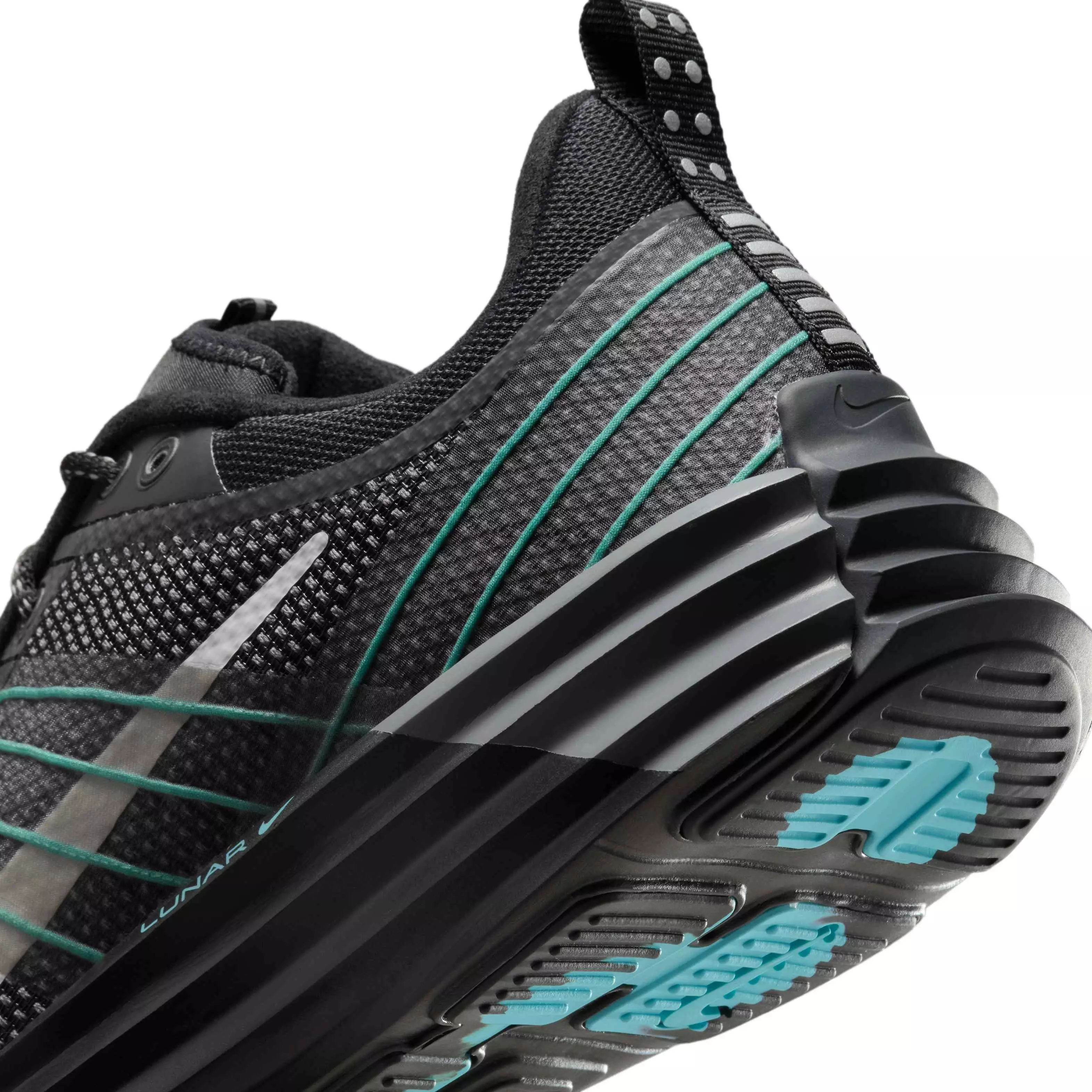 Nike Lunar Roam Premium "Black/Cool Grey/Aurora Green/Photon Dust" Men's Shoe - BLACK/GREY/GREEN/DUST