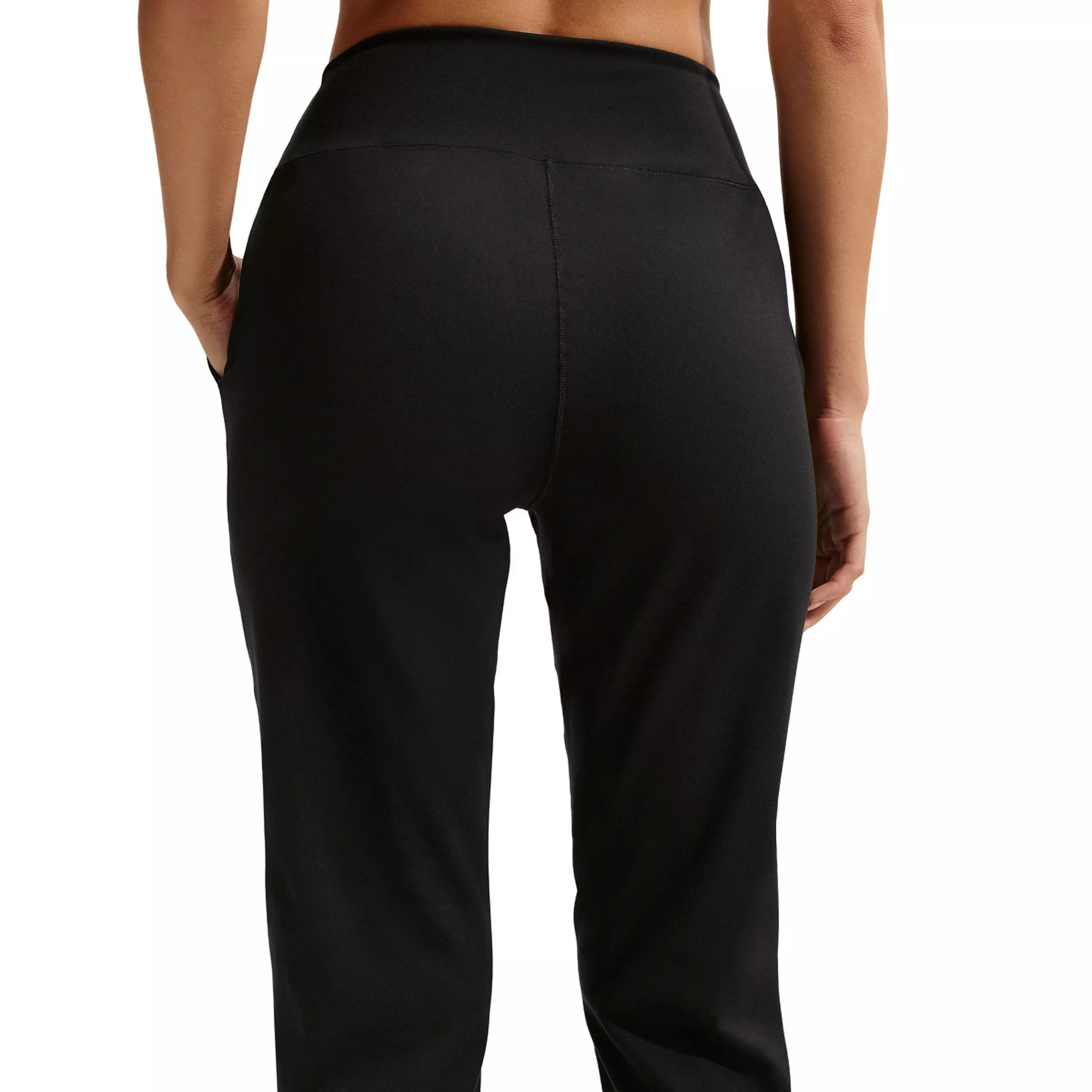 Nike Women's One High-Waisted Full-Length Knit Joggers - Black - BLACK