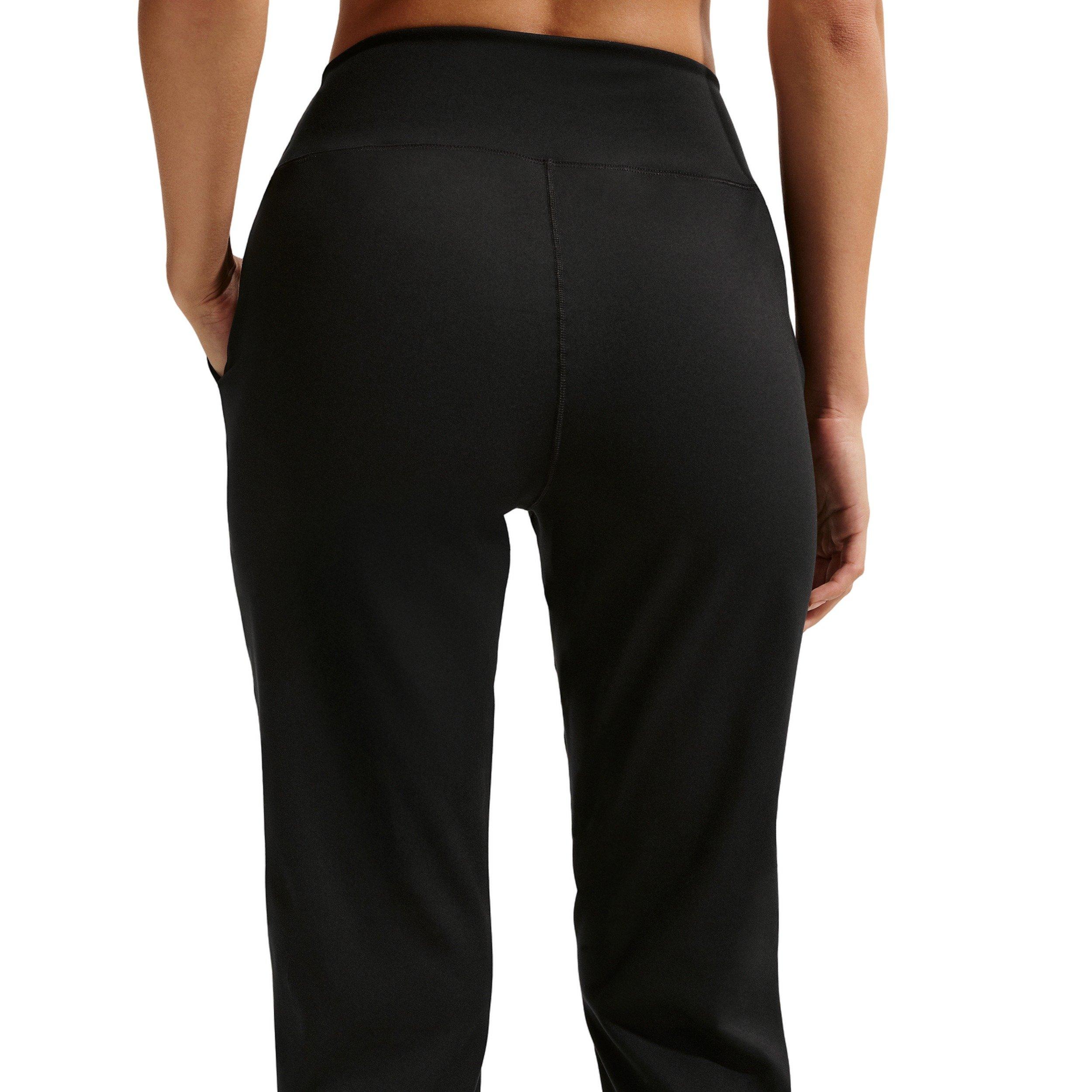 Nike Women's One High-Waisted Full-Length Knit Joggers -Black - BLACK Thumbnail View 2