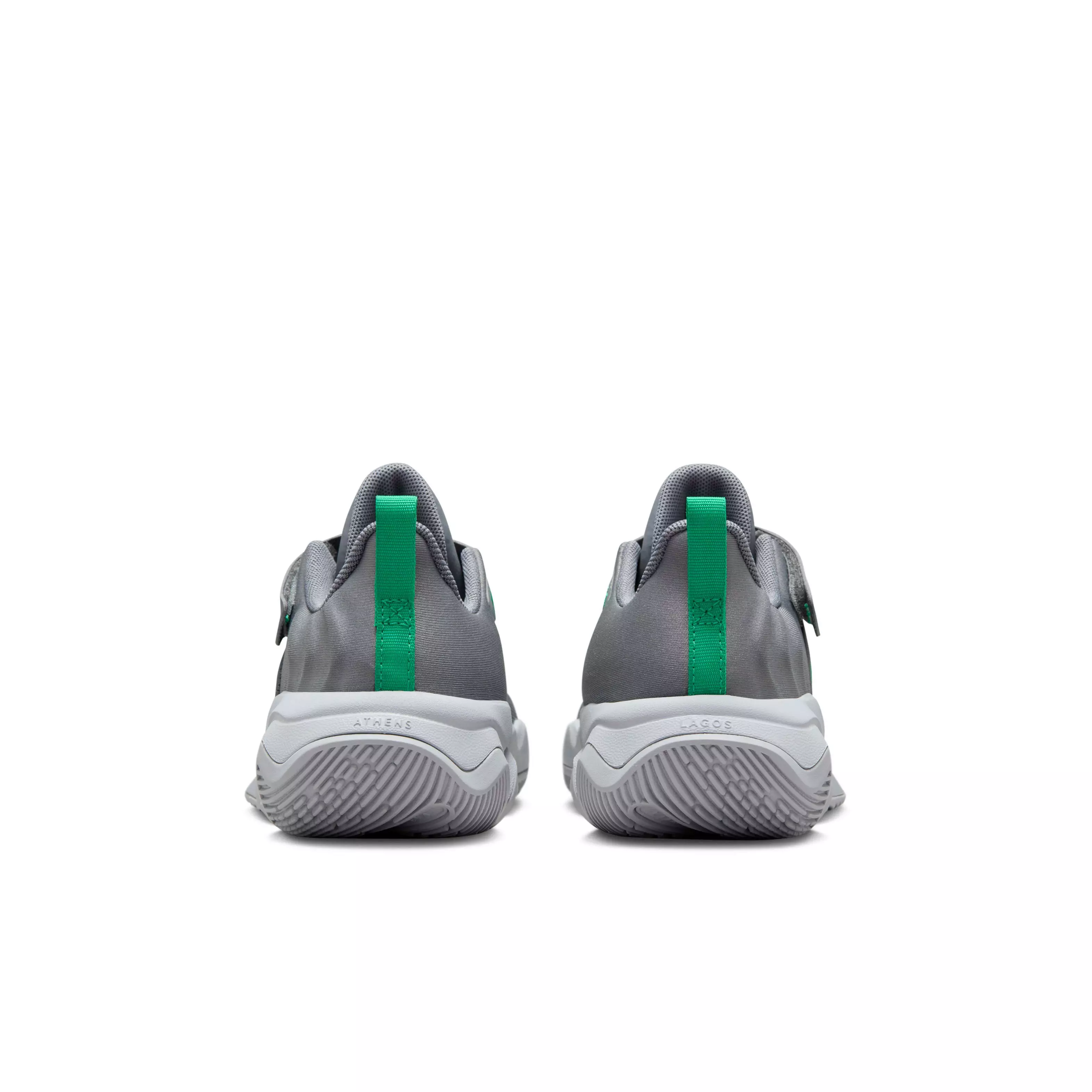 Nike Giannis Immortality 4 "Smoke Grey/Wolf Grey/Stadium Green" Preschool Boys' Basketball Shoe - GREY/GREEN