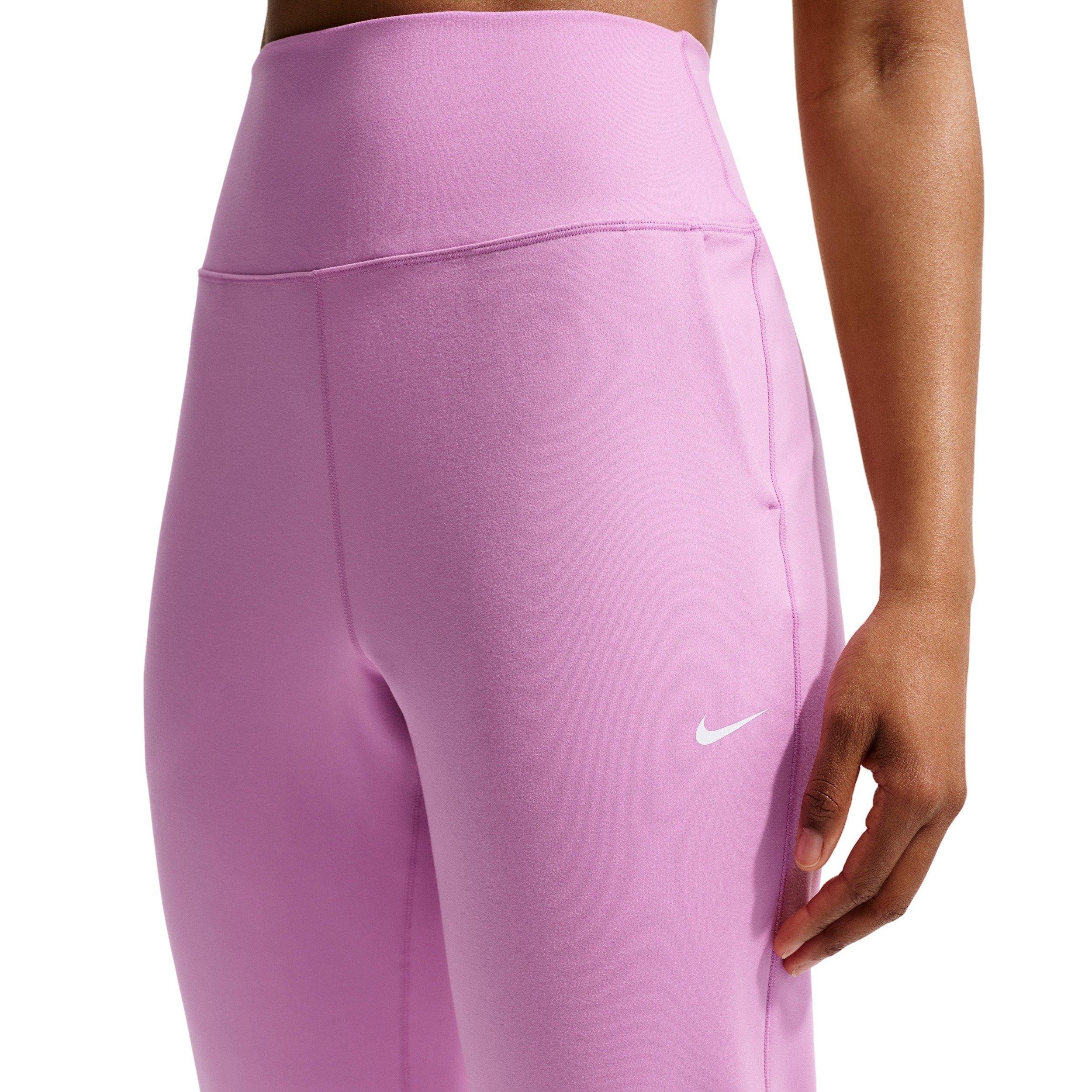 Nike Women's One High-Waisted Full-Length Knit Joggers - Purple - PURPLE Thumbnail View 1