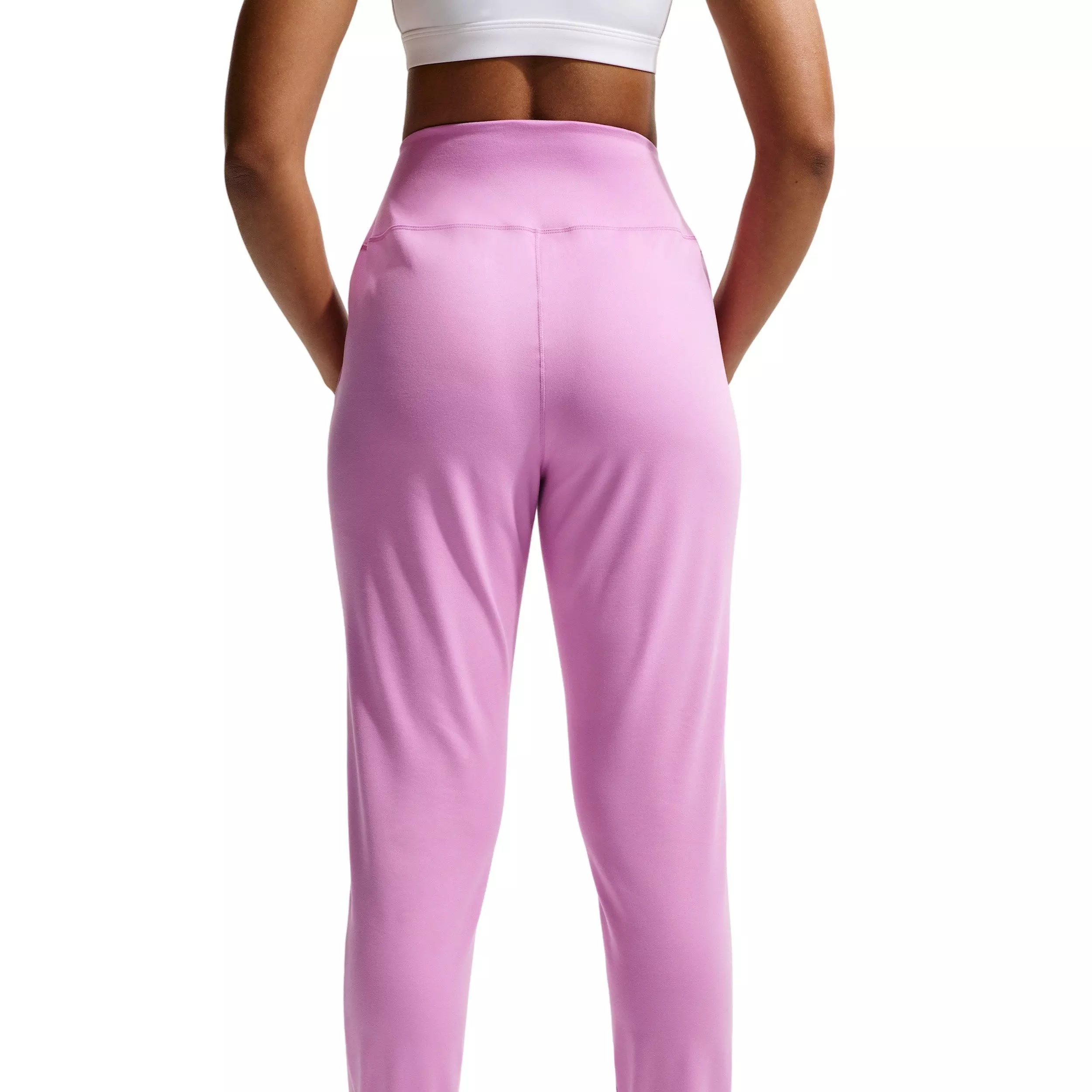 Nike Women's One High-Waisted Full-Length Knit Joggers - Purple - PURPLE