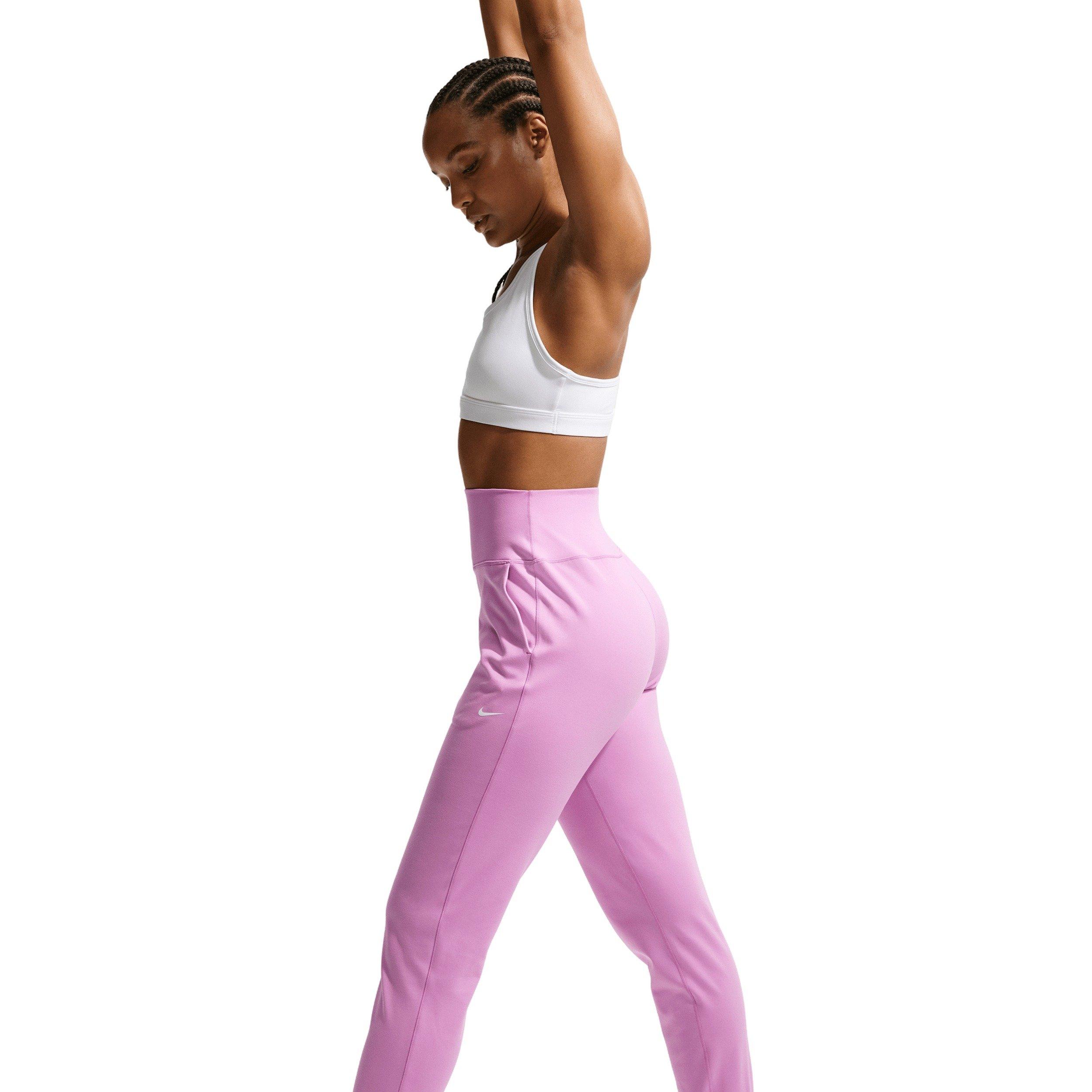 Nike Women's One High-Waisted Full-Length Knit Joggers - Purple - PURPLE Thumbnail View 4