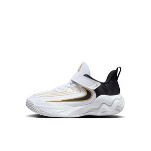 Nike Giannis Immortality 4 "White/Metallic Gold/Black" Preschool Boys' Basketball Shoe