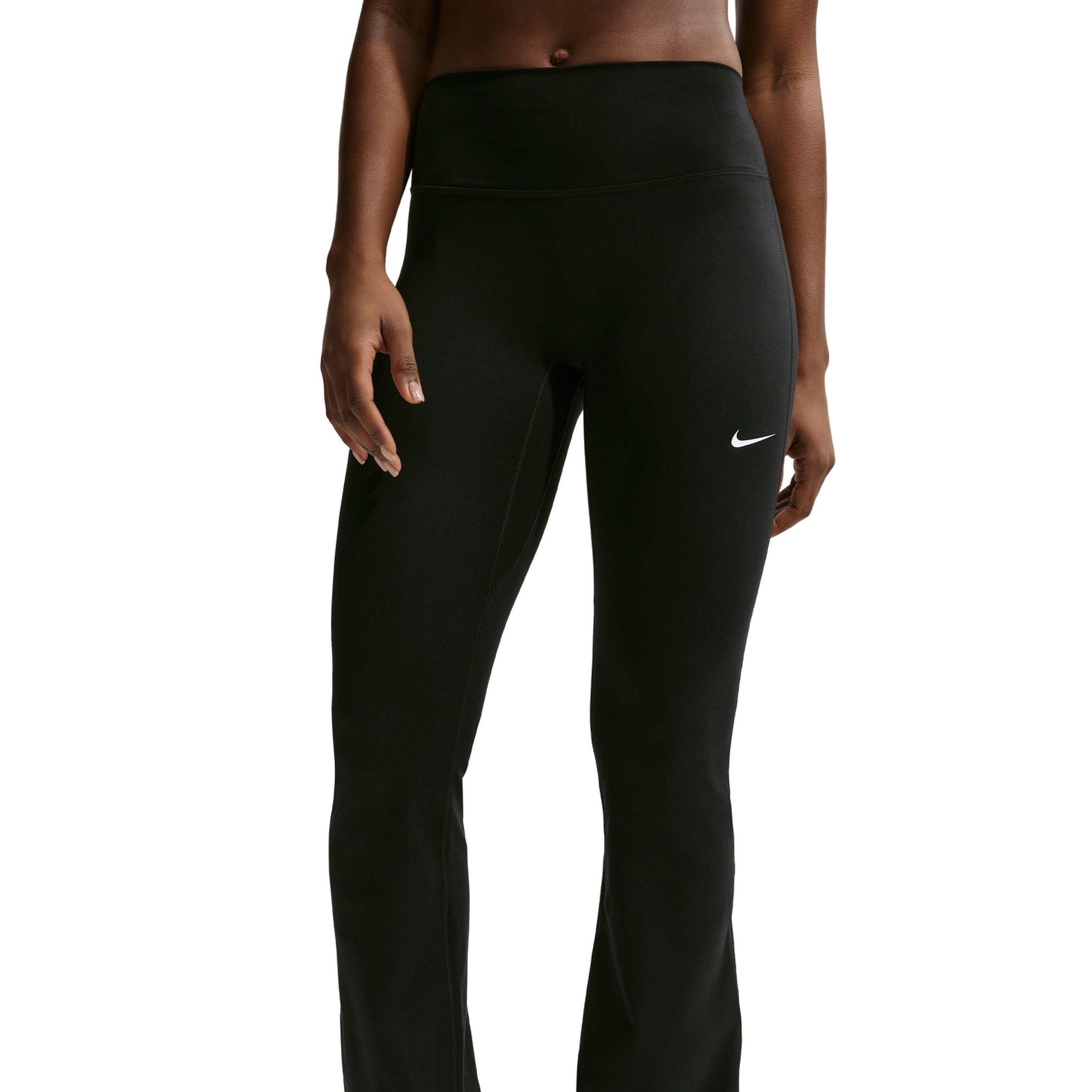 Nike Women's One High-Waisted Flared Leggings -Black - BLACK Thumbnail View 1