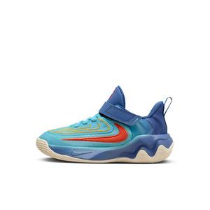 Nike Giannis Immortality 4 "Denim Turquoise/Mystic Navy/University Gold/Cosmic Clay" Preschool Boys' Basketball Shoe