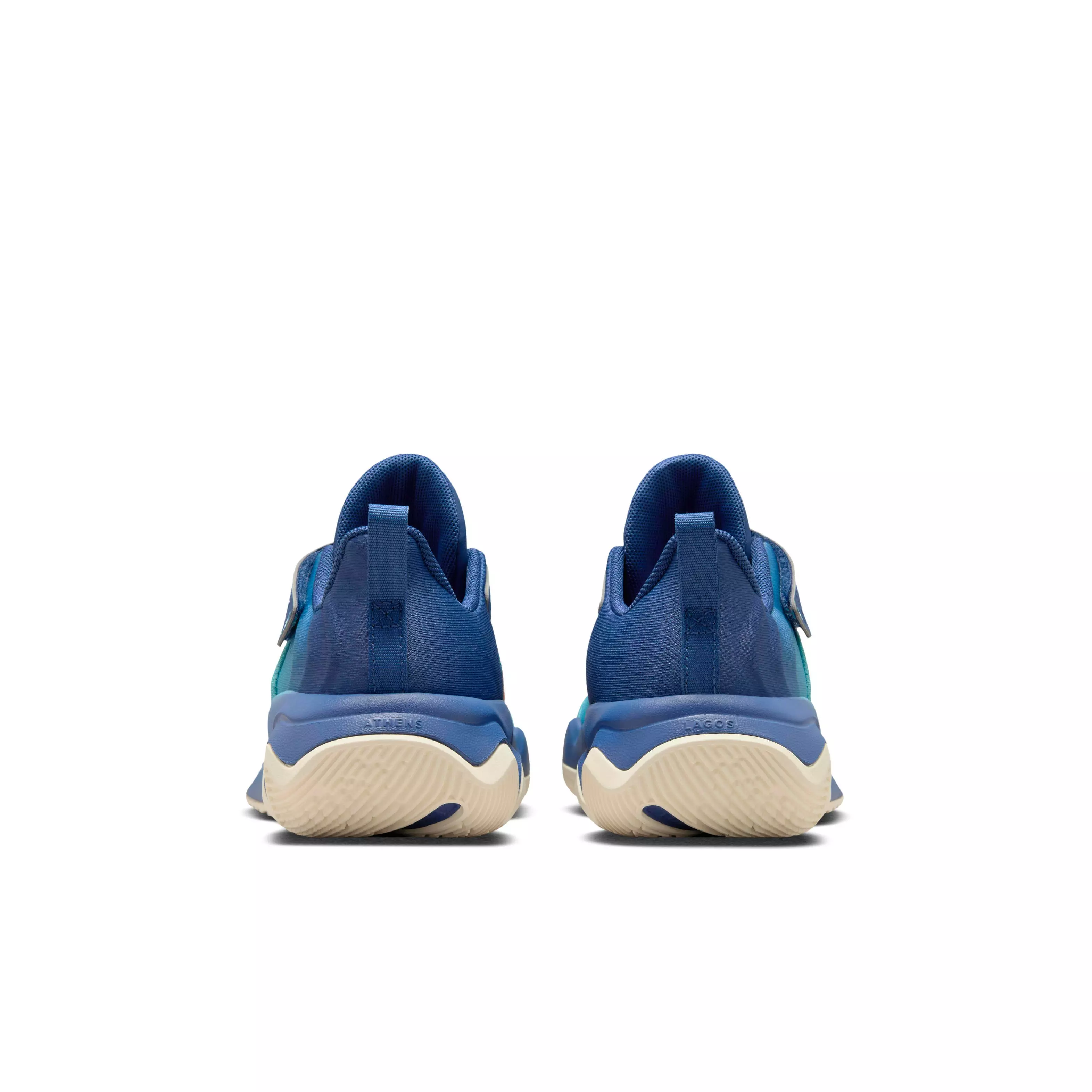 Nike Giannis Immortality 4 "Denim Turquoise/Mystic Navy/University Gold/Cosmic Clay" Preschool Boys' Basketball Shoe - TURQUOISE/NAVY/GOLD/CLAY