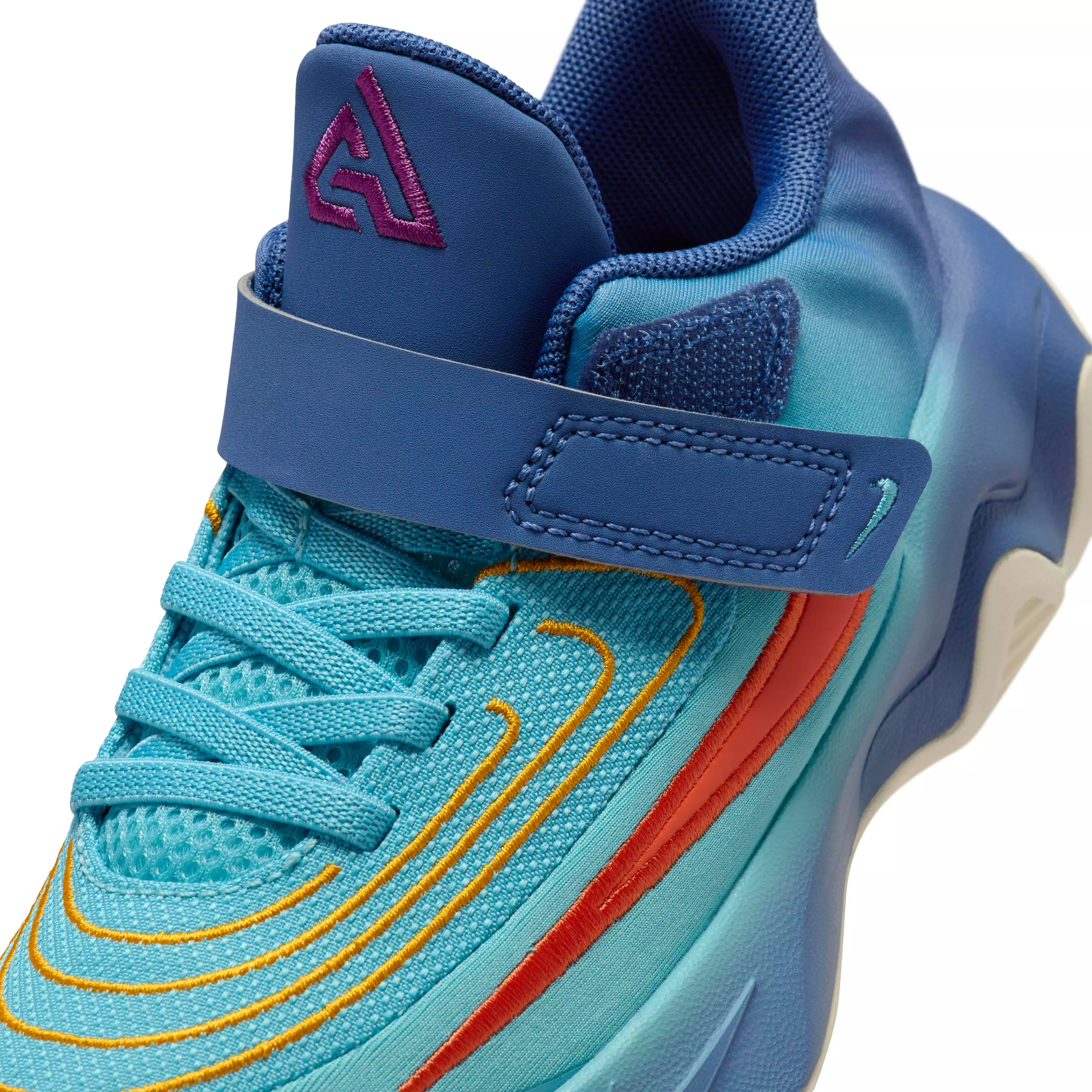 Nike Giannis Immortality 4 "Denim Turquoise/Mystic Navy/University Gold/Cosmic Clay" Preschool Boys' Basketball Shoe - TURQUOISE/NAVY/GOLD/CLAY