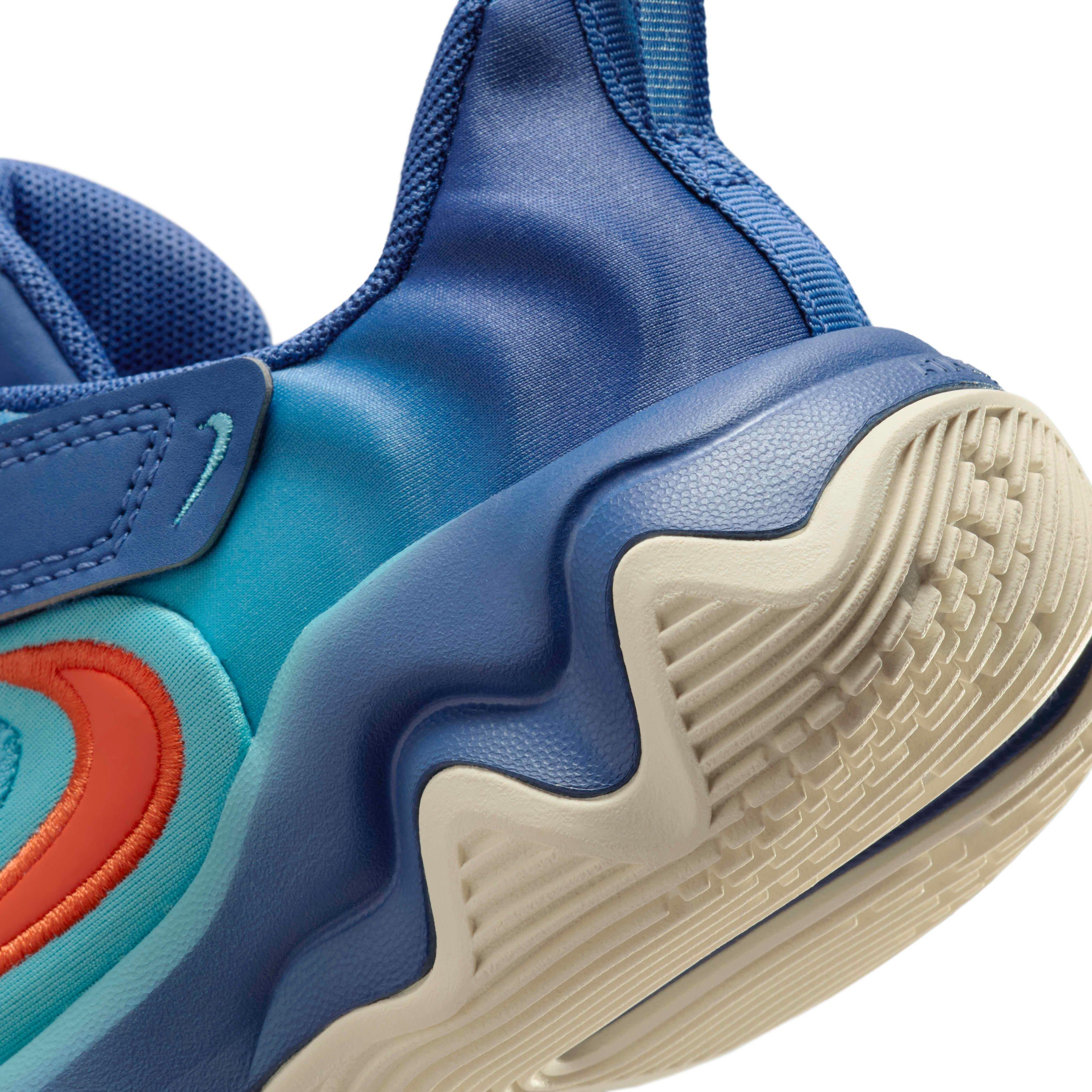 Nike Giannis Immortality 4 Preschool Boys' "Denim Turquoise/Mystic Navy/Gold/Clay" Basketball Shoe