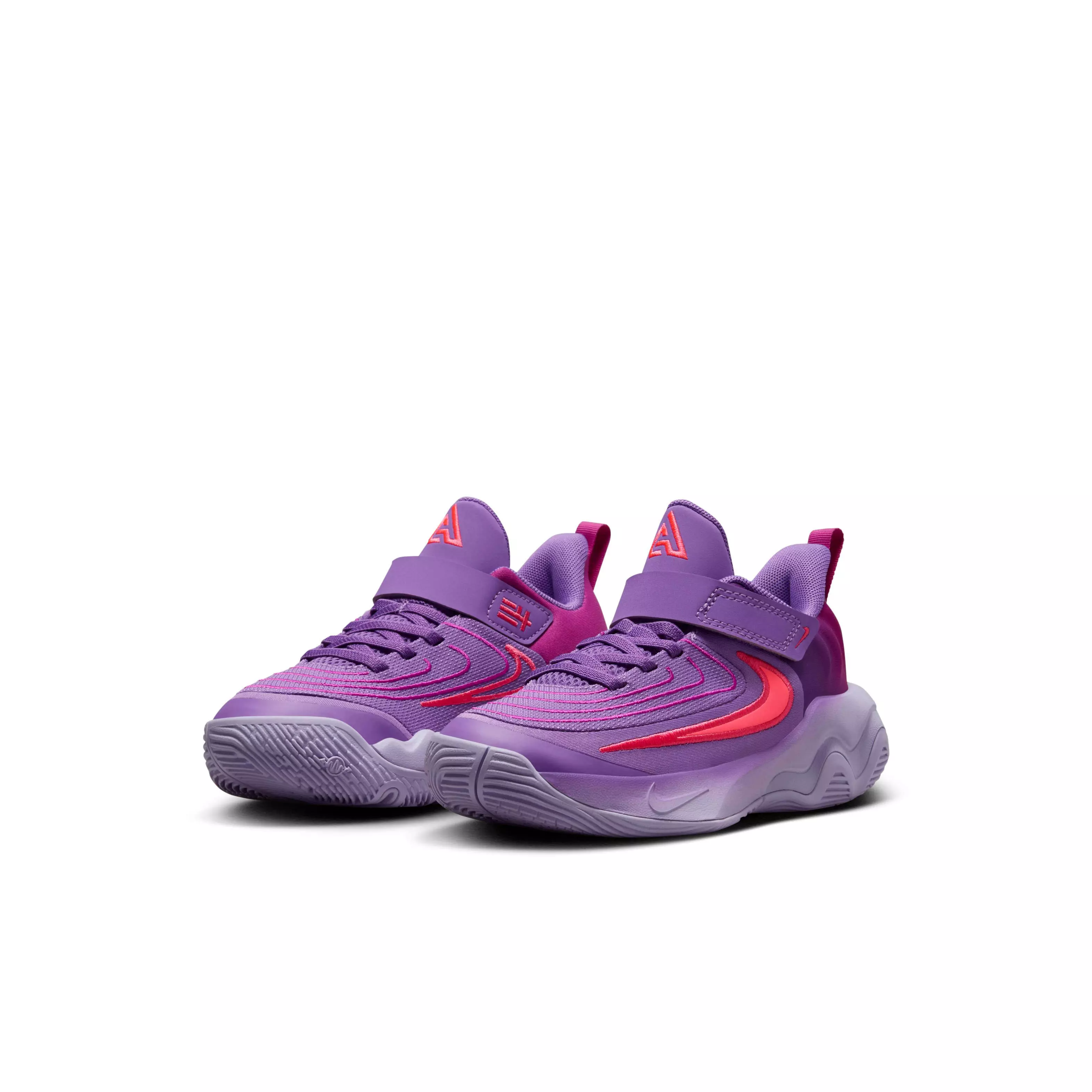 Nike Giannis Immortality 4 "Purple/Violet/Pink" Preschool Boys' Basketball Shoe - PURPLE/VIOLET/PINK