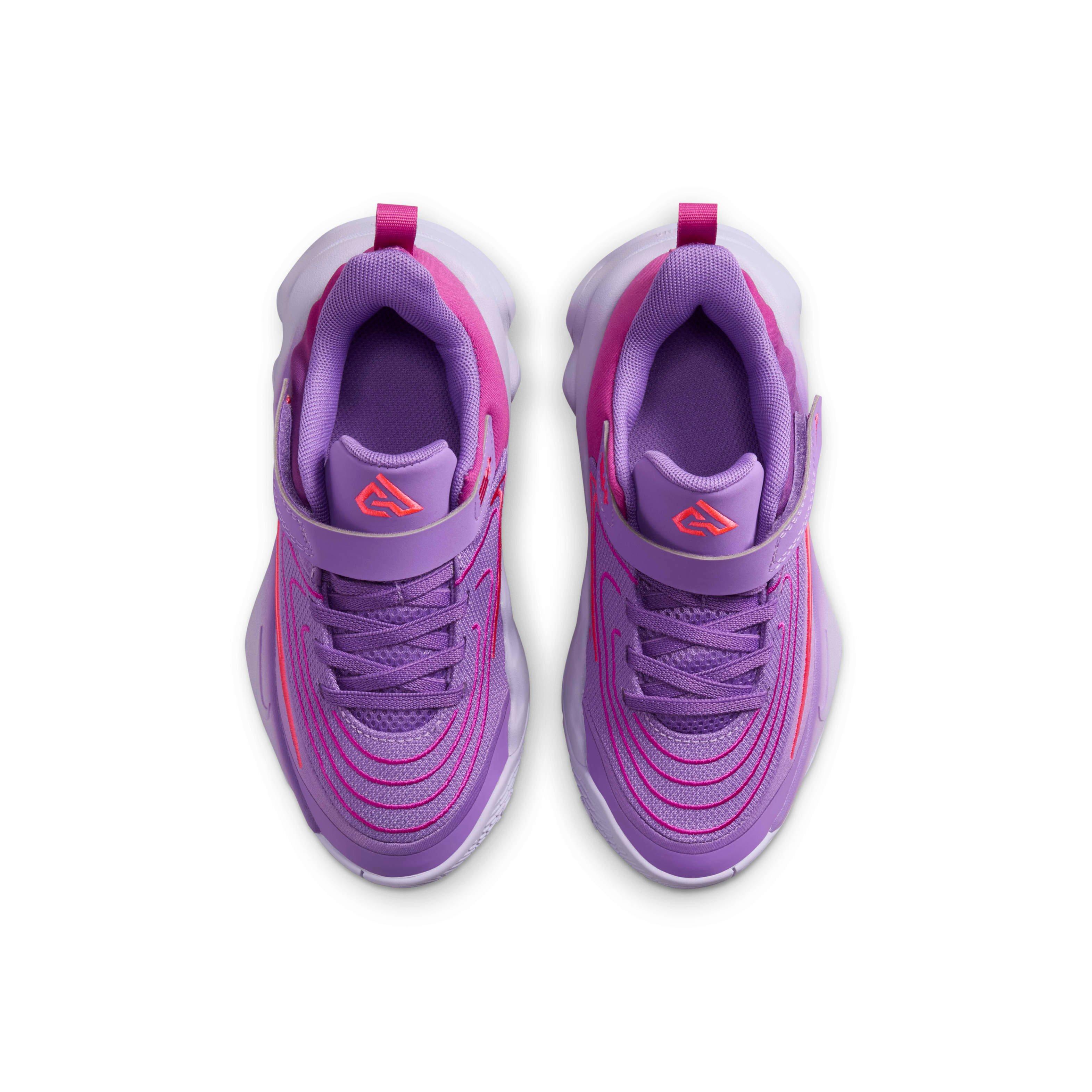 Nike Giannis Immortality 4 Preschool Boys' "Purple/Violet/Pink" Basketball Shoe