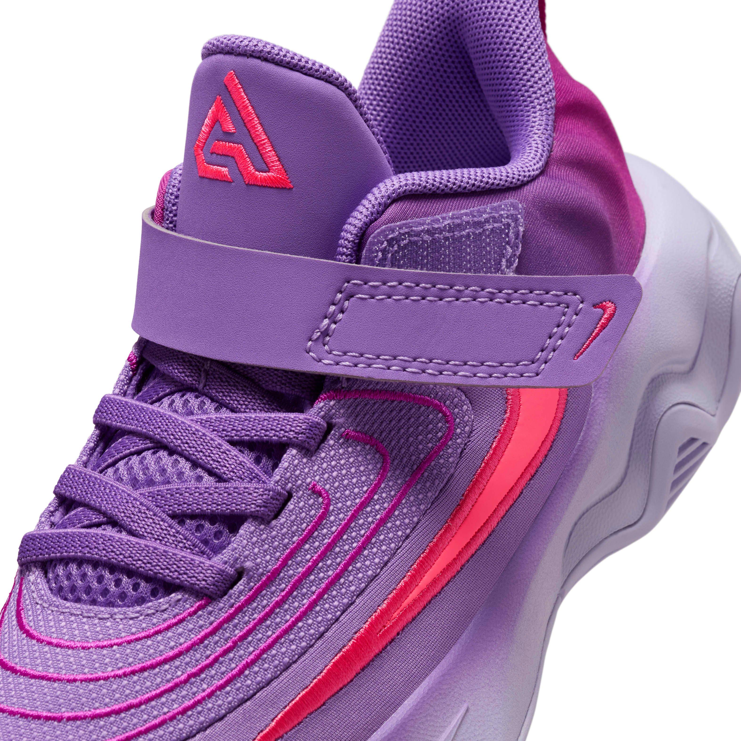 Nike Giannis Immortality 4 Preschool Boys' "Purple/Violet/Pink" Basketball Shoe