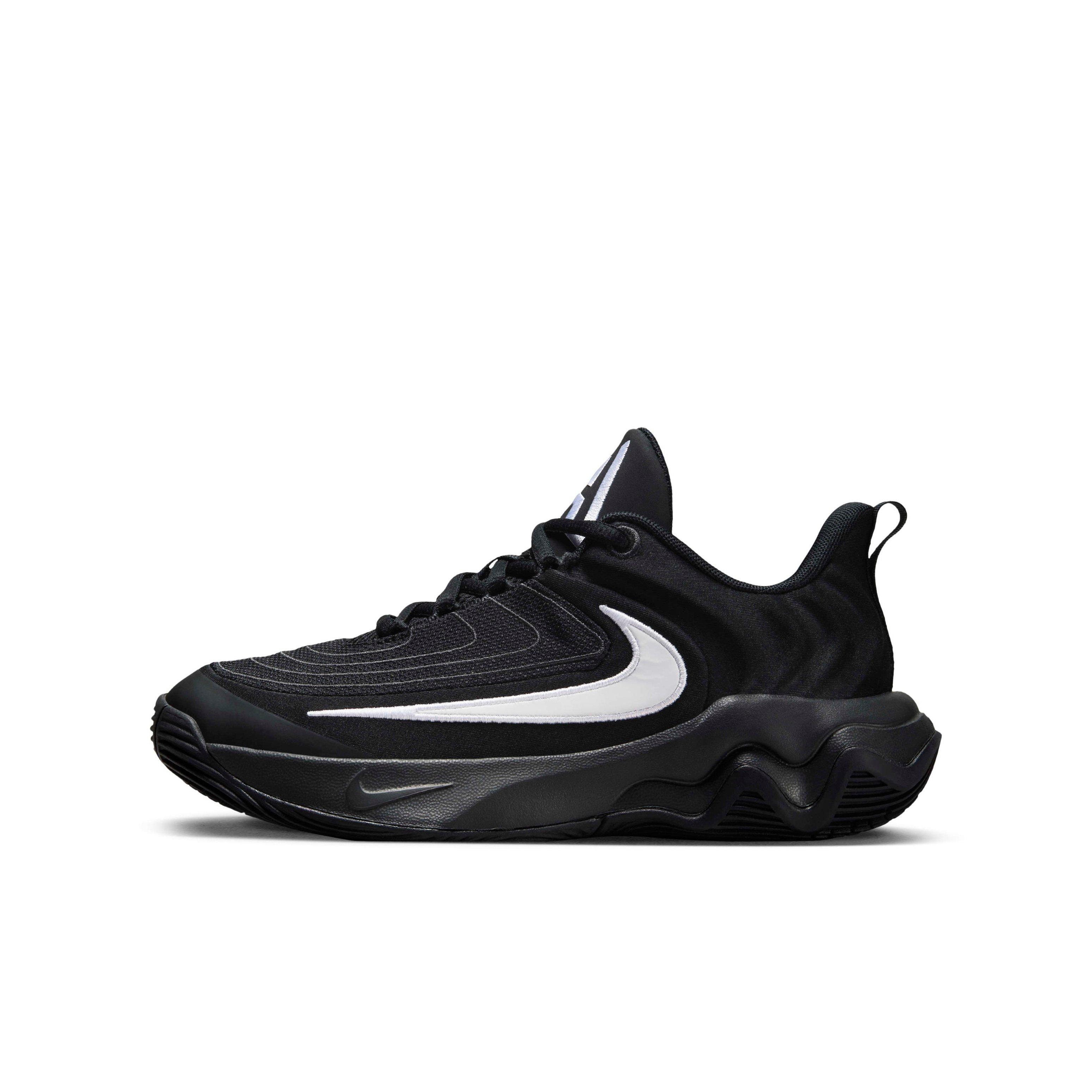 Nike Giannis Immortality 4 Grade School Boys' "Black/White/Dark Smoke Grey" Basketball Shoe