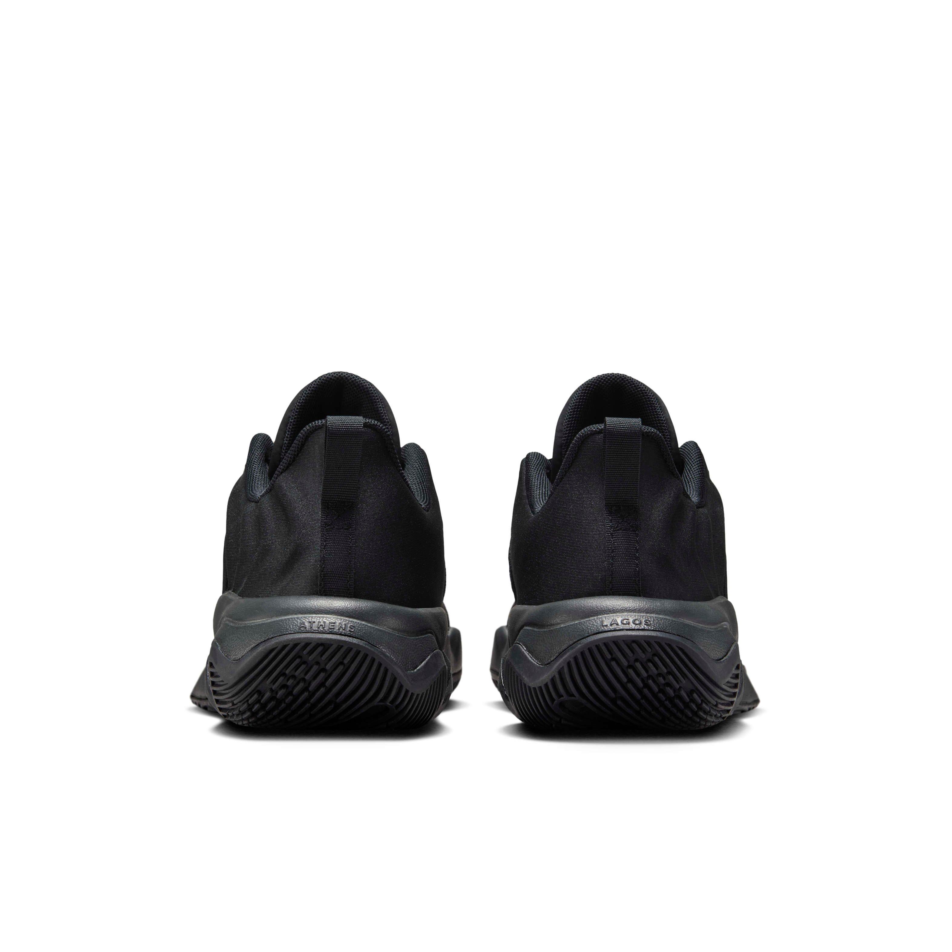 Nike Giannis Immortality 4 Grade School Boys' "Black/White/Dark Smoke Grey" Basketball Shoe