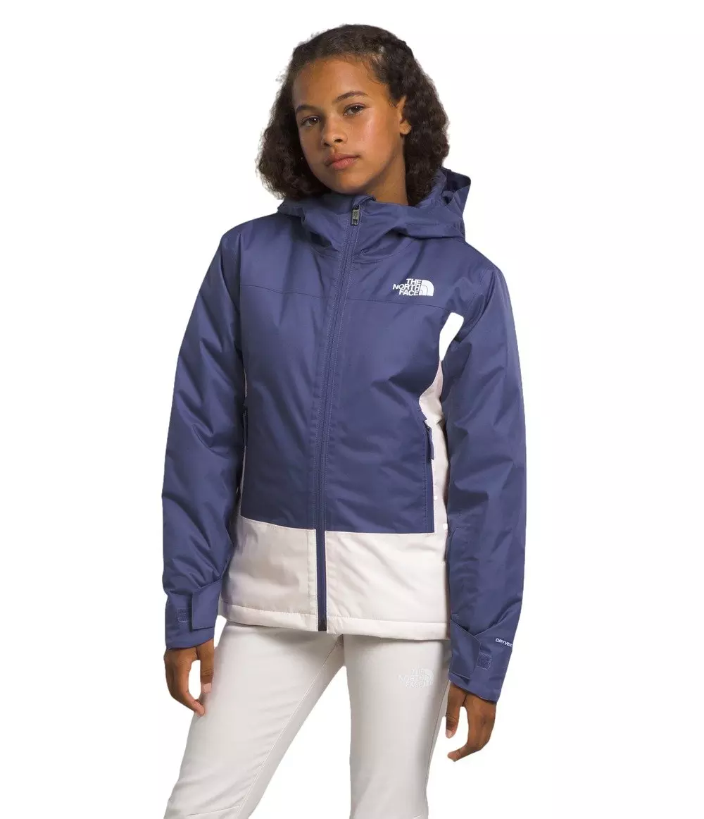 The North Face Big Girls' Freedom Insulated Jacket-Blue - BLUE