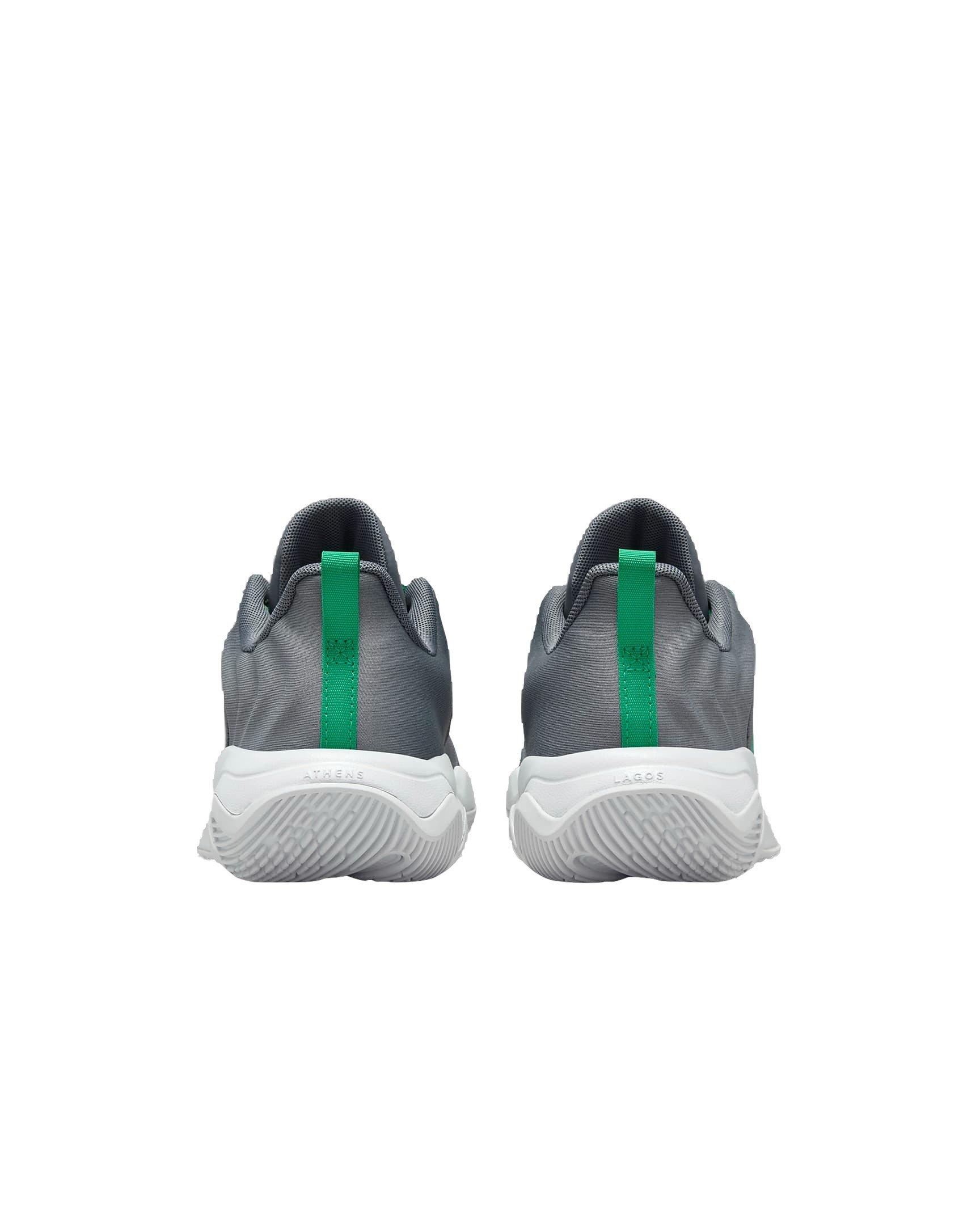 Nike Giannis Immortality 4 Grade School Boys' "Smoke Grey/Wolf Grey/Stadium Green" Basketball Shoe