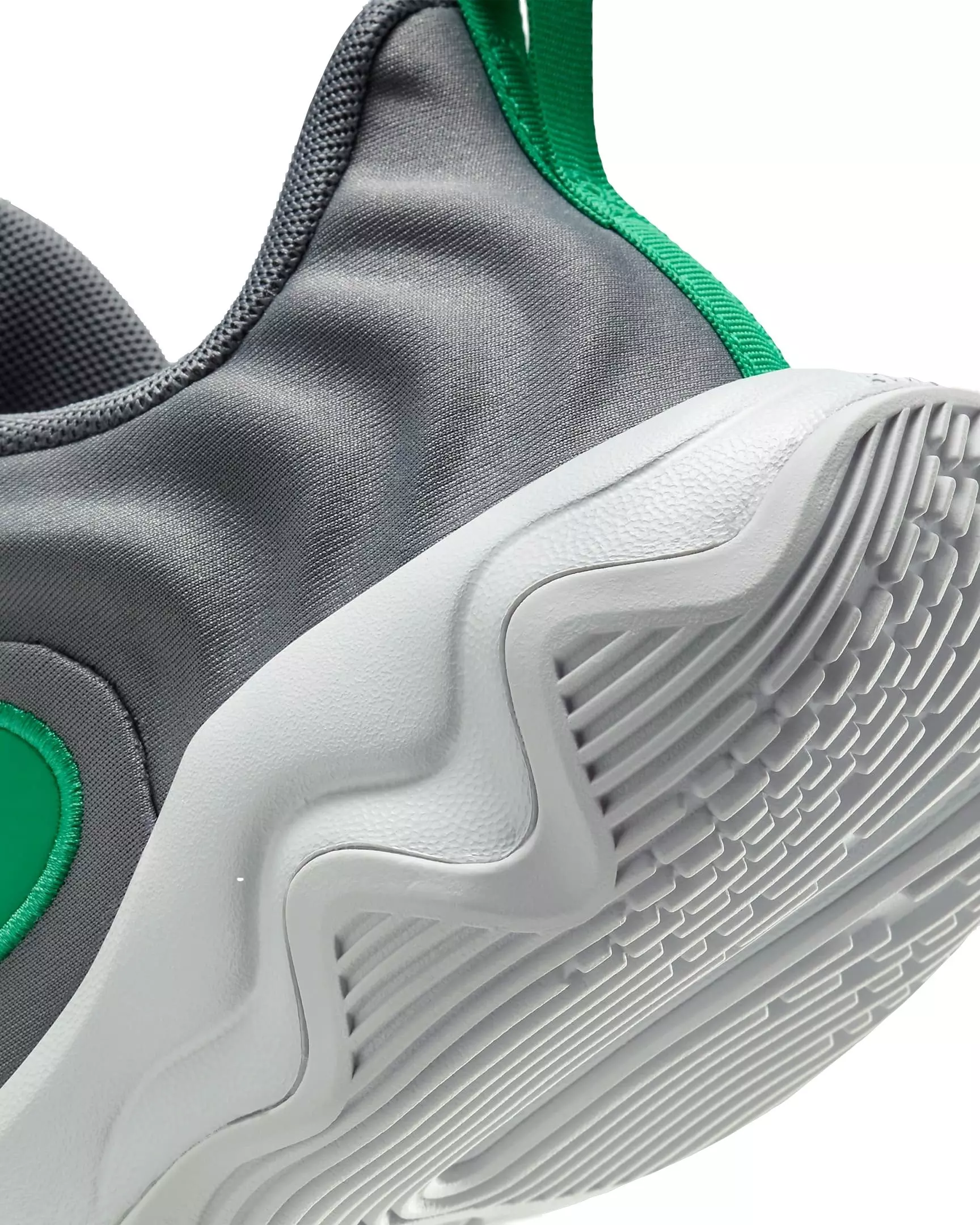 Nike Giannis Immortality 4 "Smoke Grey/Wolf Grey/Stadium Green" Grade School Boys' Basketball Shoe - GREY/GREEN