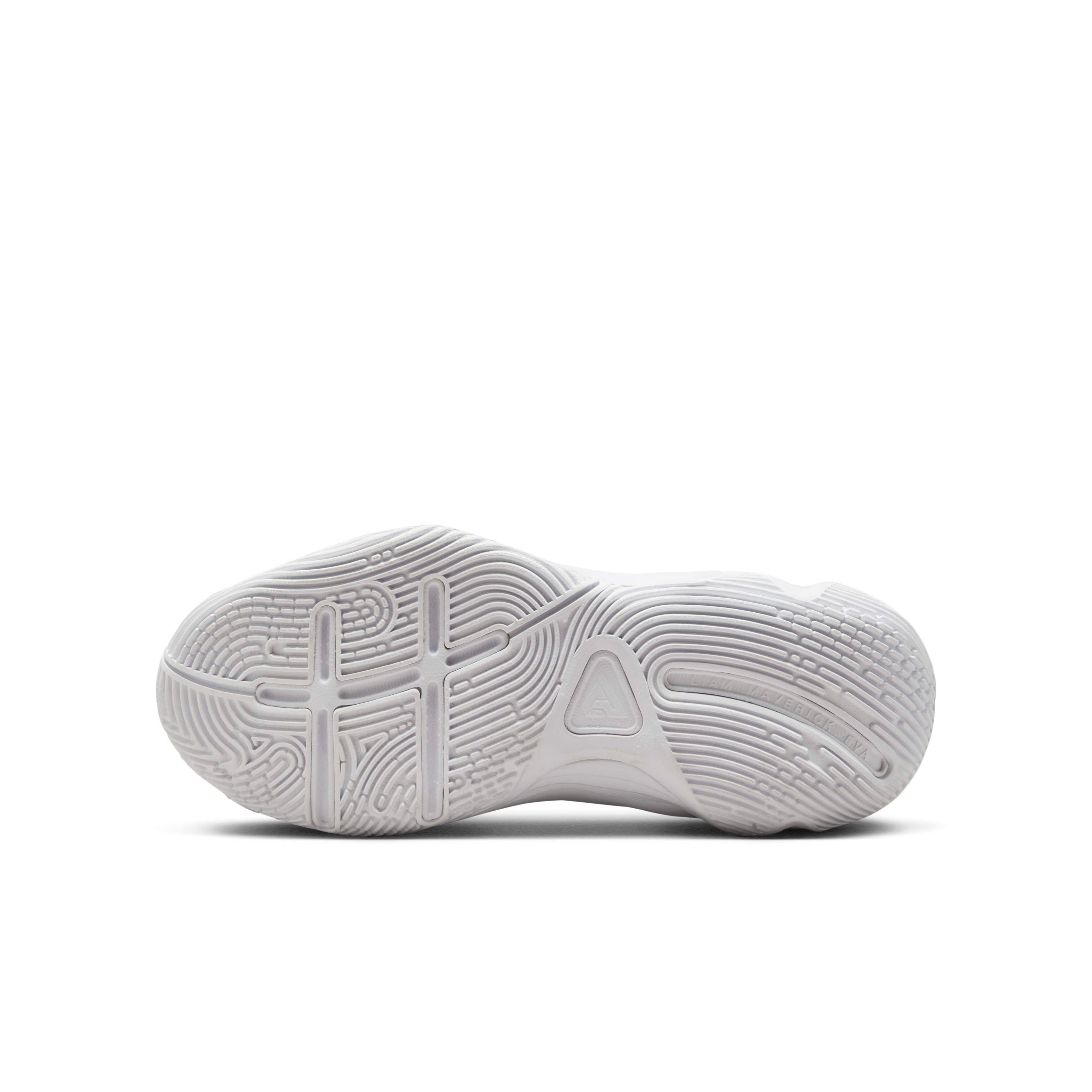 Nike Giannis Immortality 4 Grade School Boys' "White/Metallic Gold/Black" Basketball Shoe