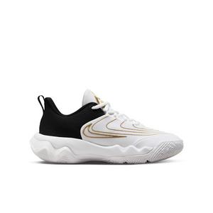 Nike Giannis Immortality 4 "White/Metallic Gold/Black" Grade School Boys' Basketball Shoe