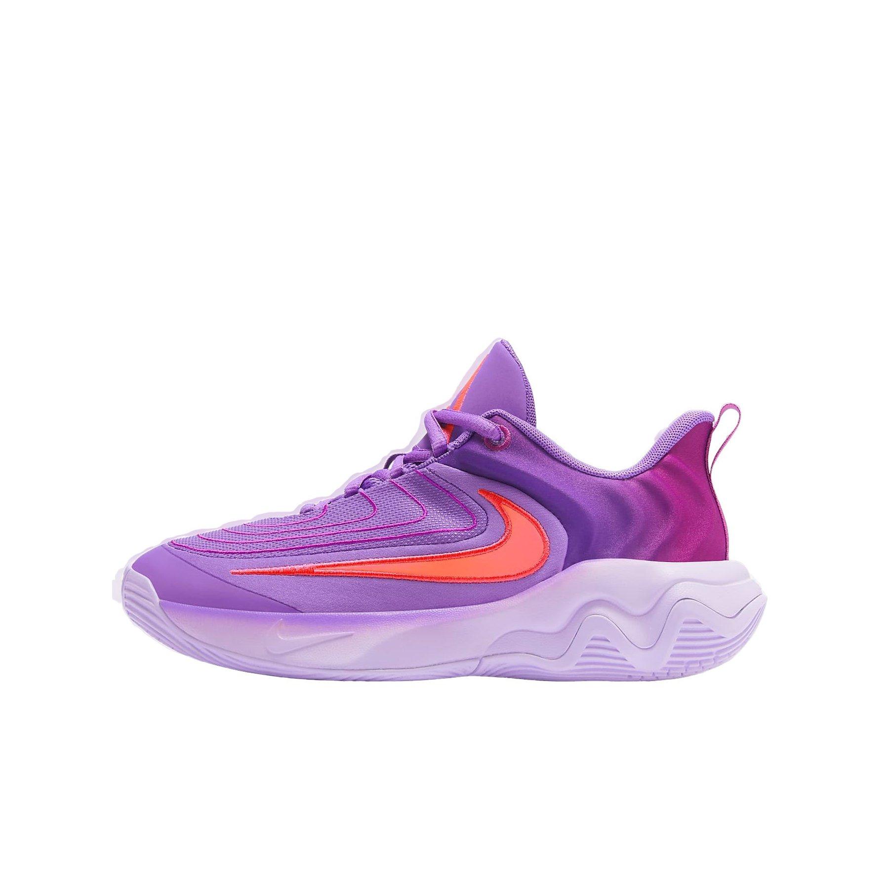Nike Giannis Immortality 4 Grade School Boys' "Black Raspberry/Aster Pink/Hot Punch" Basketball Shoe