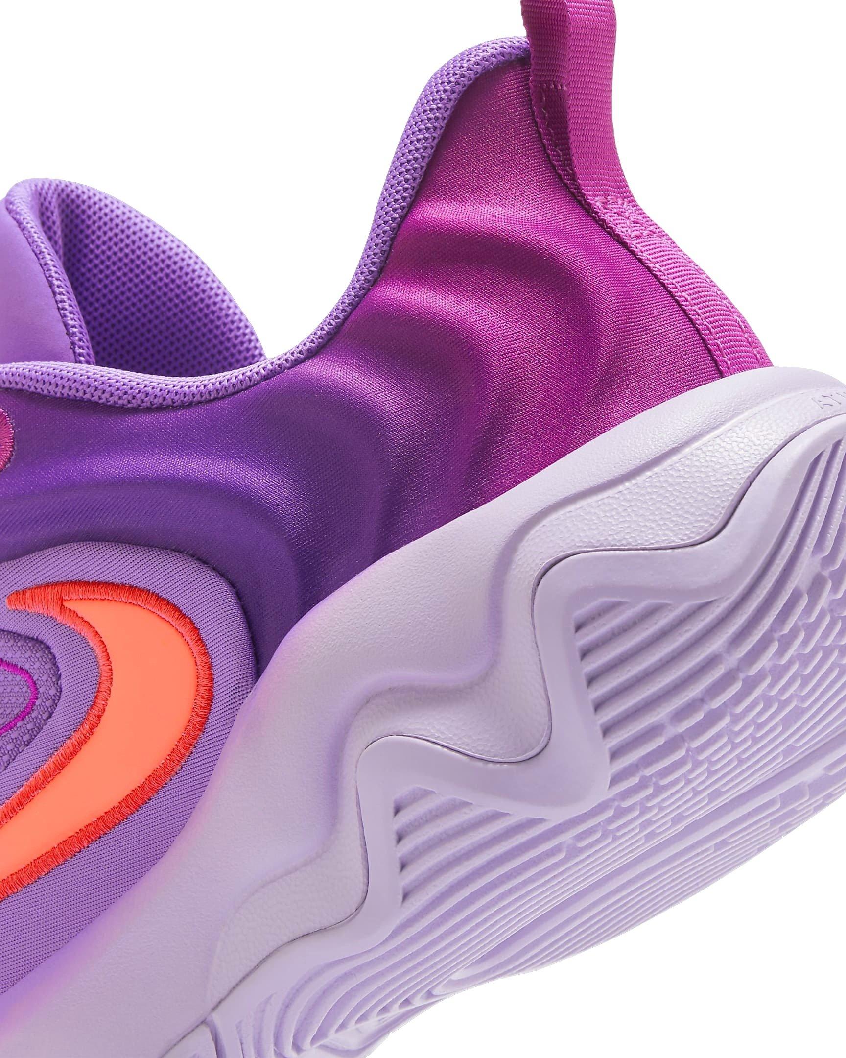 Nike Giannis Immortality 4 Grade School Boys' "Black Raspberry/Aster Pink/Hot Punch" Basketball Shoe