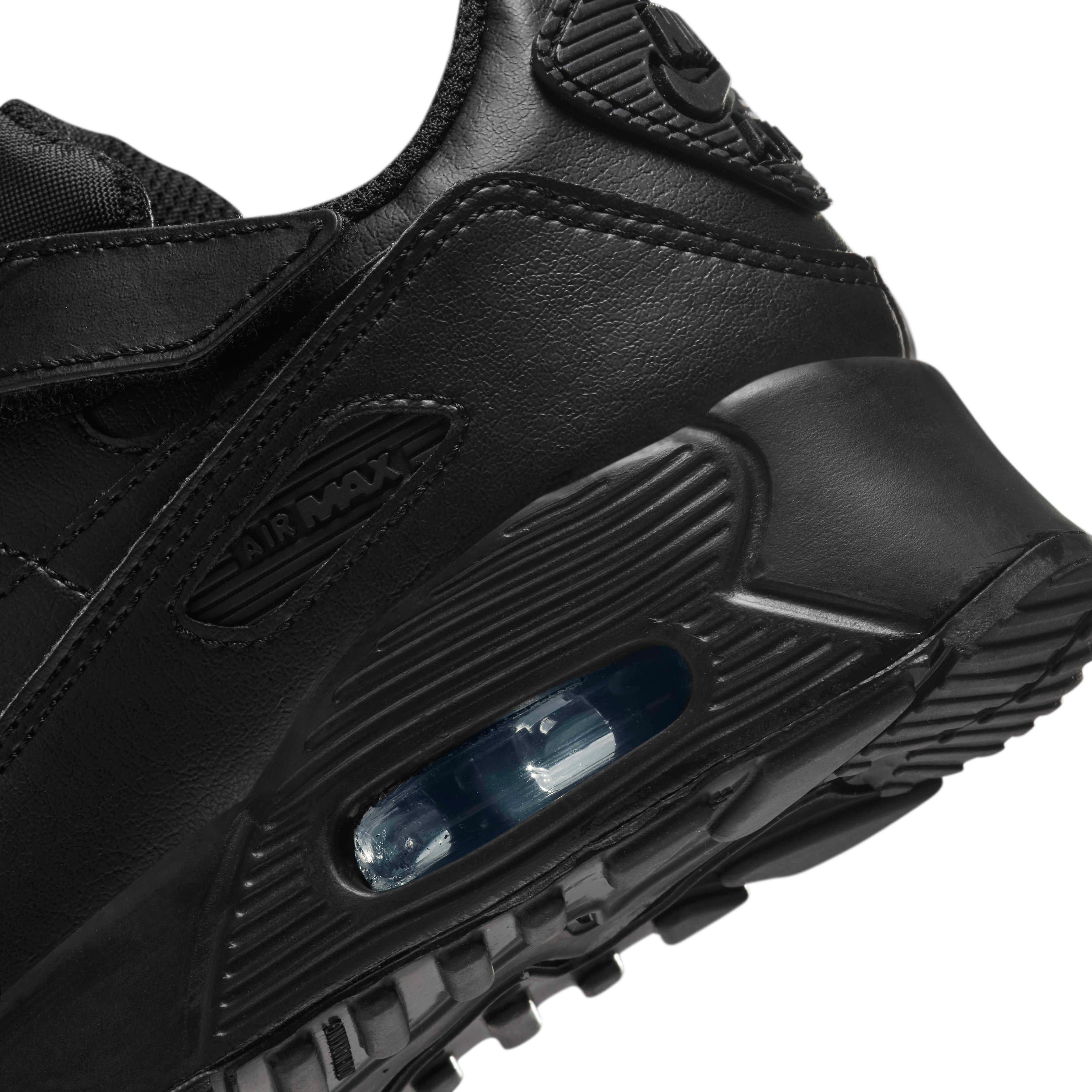 Nike Air Max 90 EasyOn "Black/Black" Preschool Boys' Shoe - BLACK Thumbnail View 8