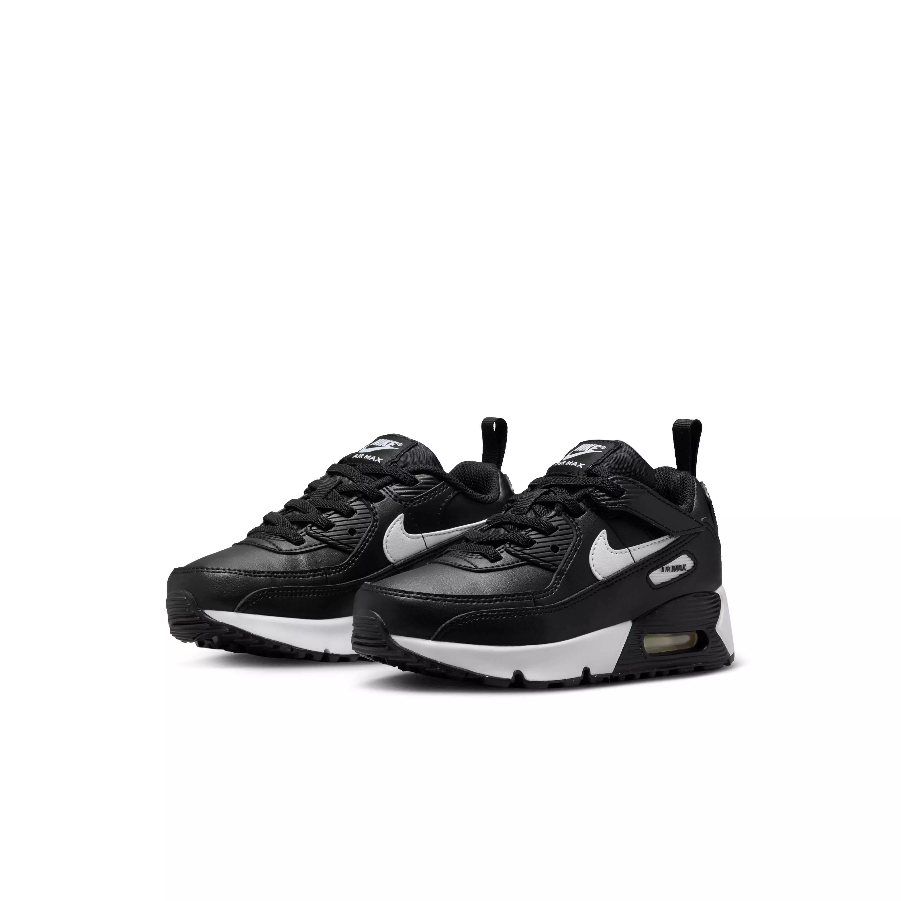 Nike Air Max 90 EasyOn "Black/Black/White" Preschool Boys' Shoe - BLACK/BLACK/WHITE