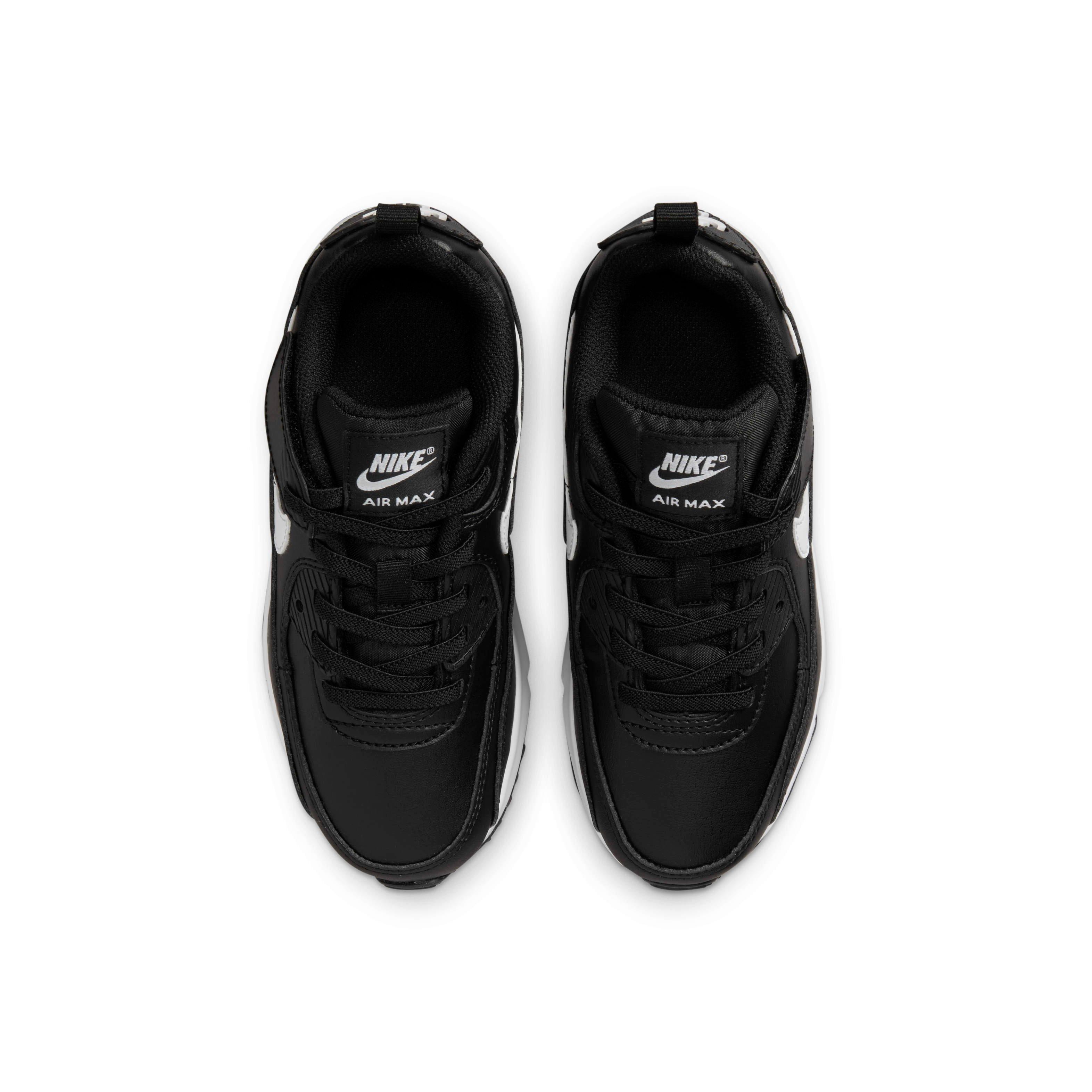 Nike Air Max 90 EasyOn Preschool Boys' "Black/Black/White" Shoe
