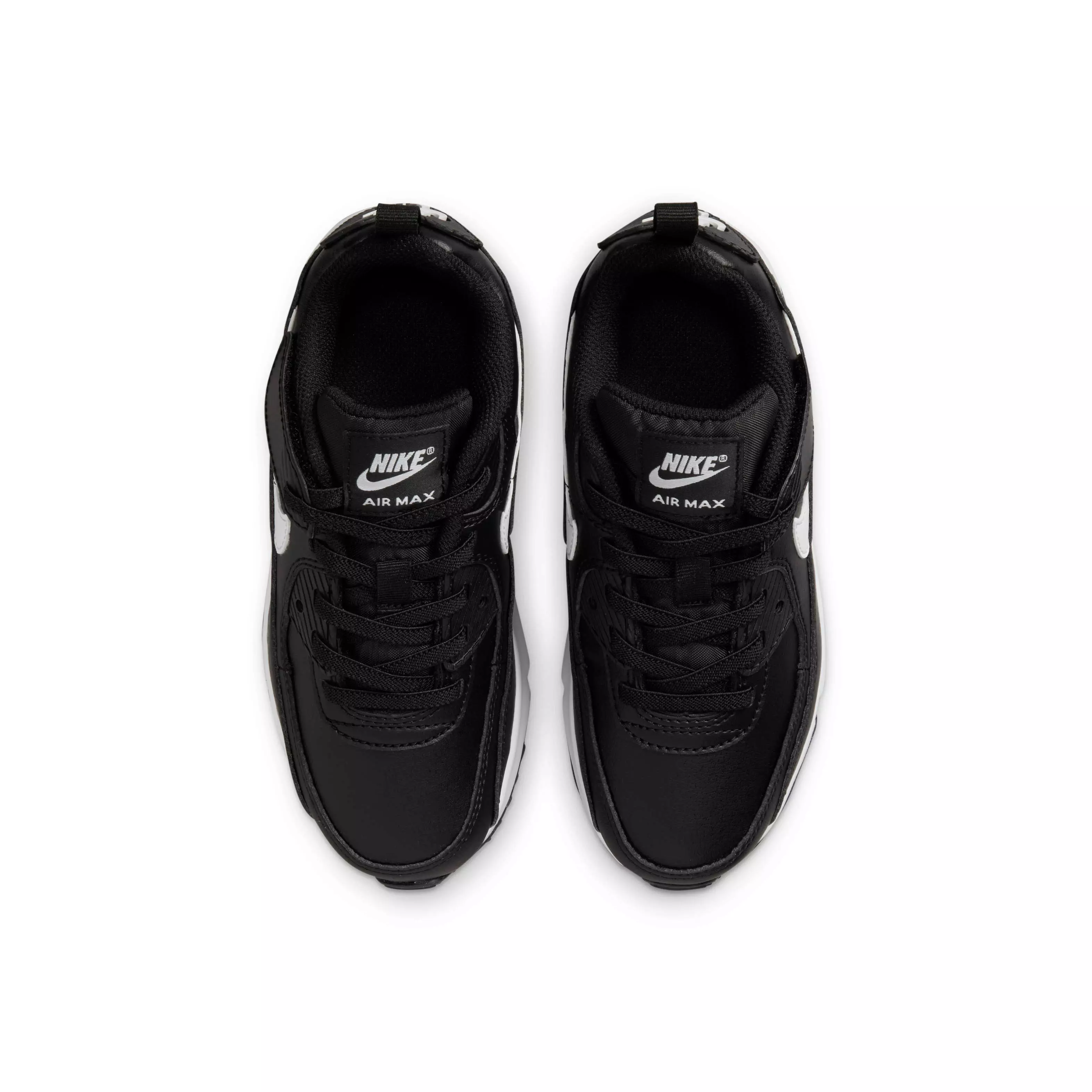 Nike Air Max 90 EasyOn "Black/Black/White" Preschool Boys' Shoe - BLACK/BLACK/WHITE