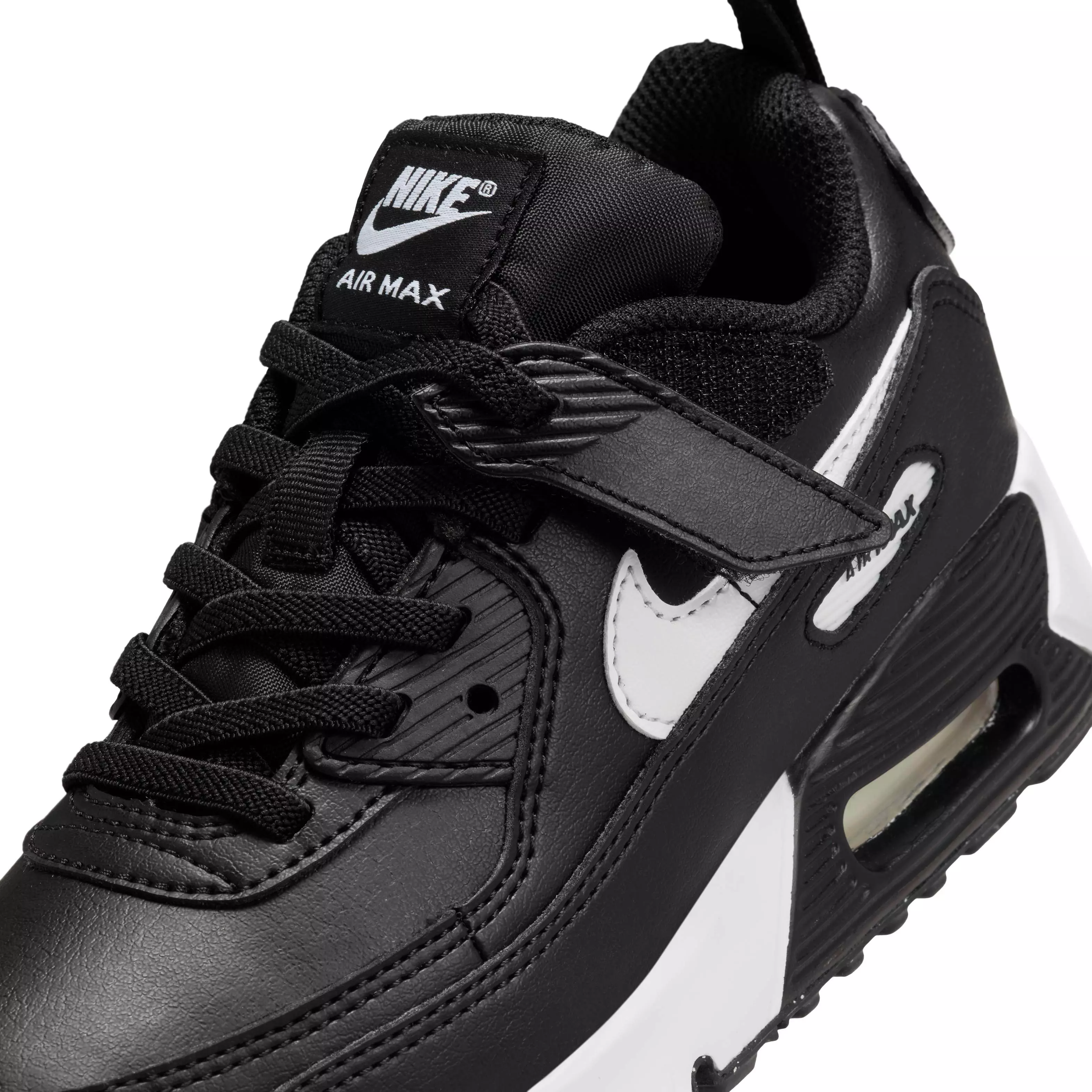 Nike Air Max 90 EasyOn "Black/White" Preschool Boys' Shoe - BLACK/BLACK/WHITE