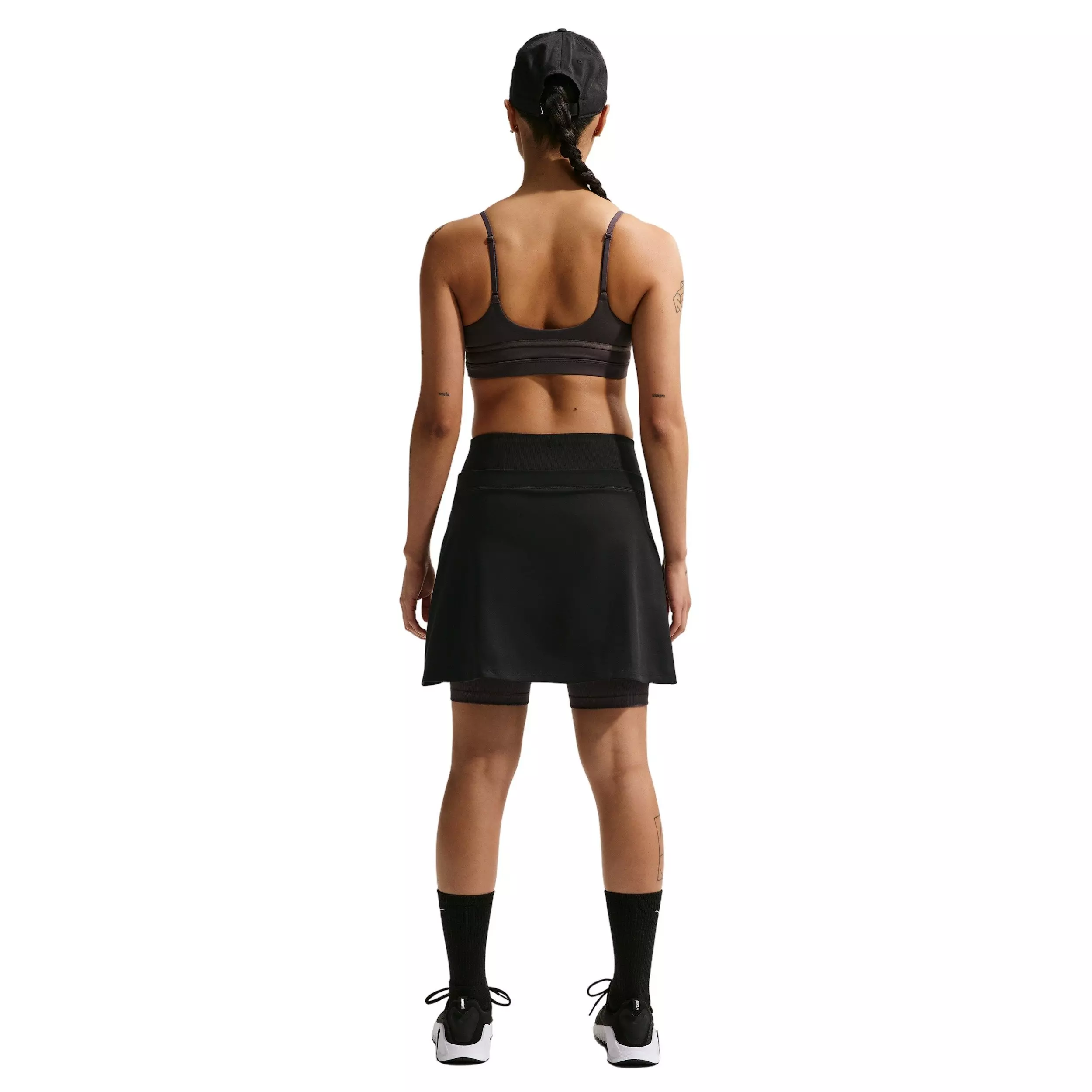 Nike Women's One Dri-FIT Skirt -Black - BLACK