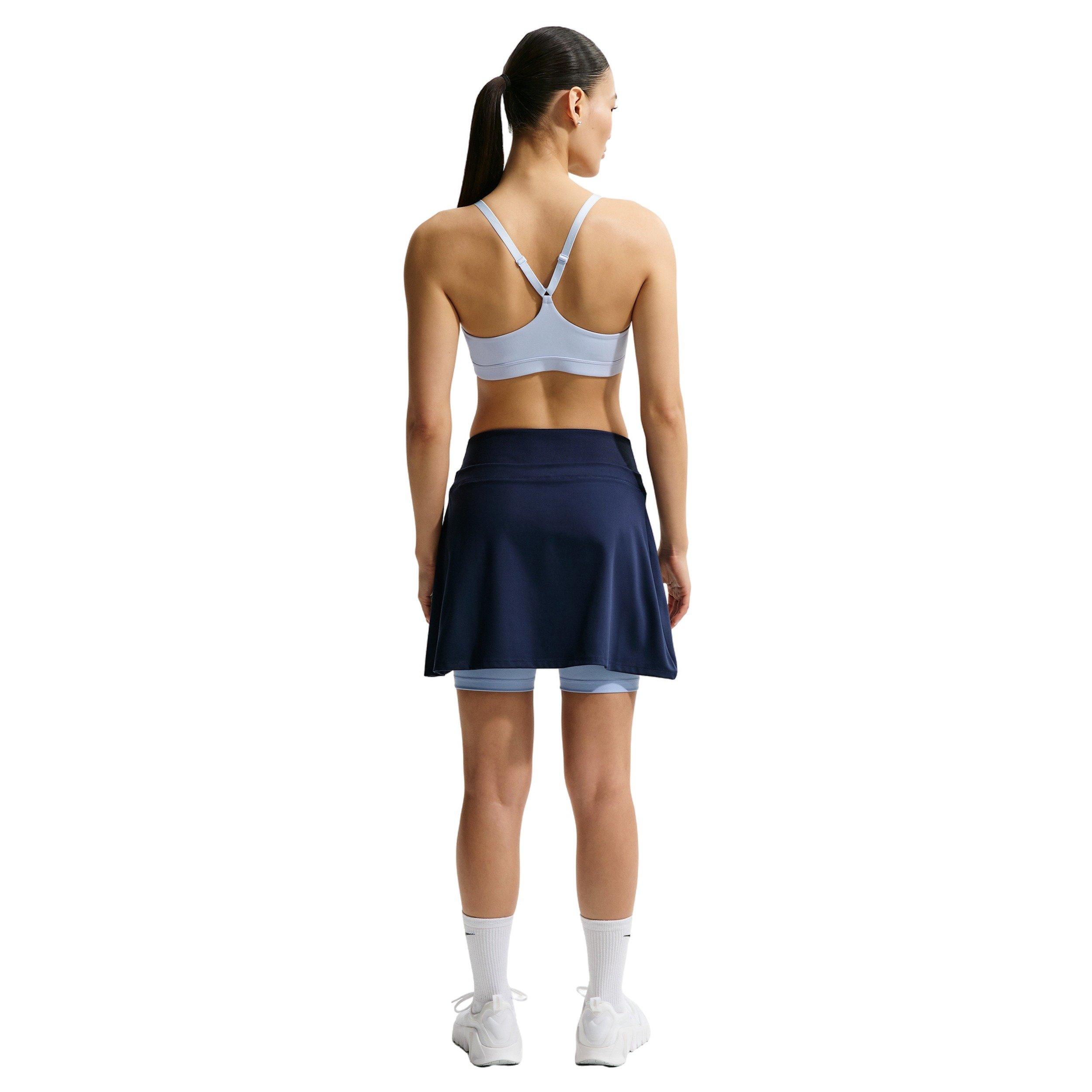 Nike Women's One Dri-FIT Skirt -Navy - NAVY Thumbnail View 6