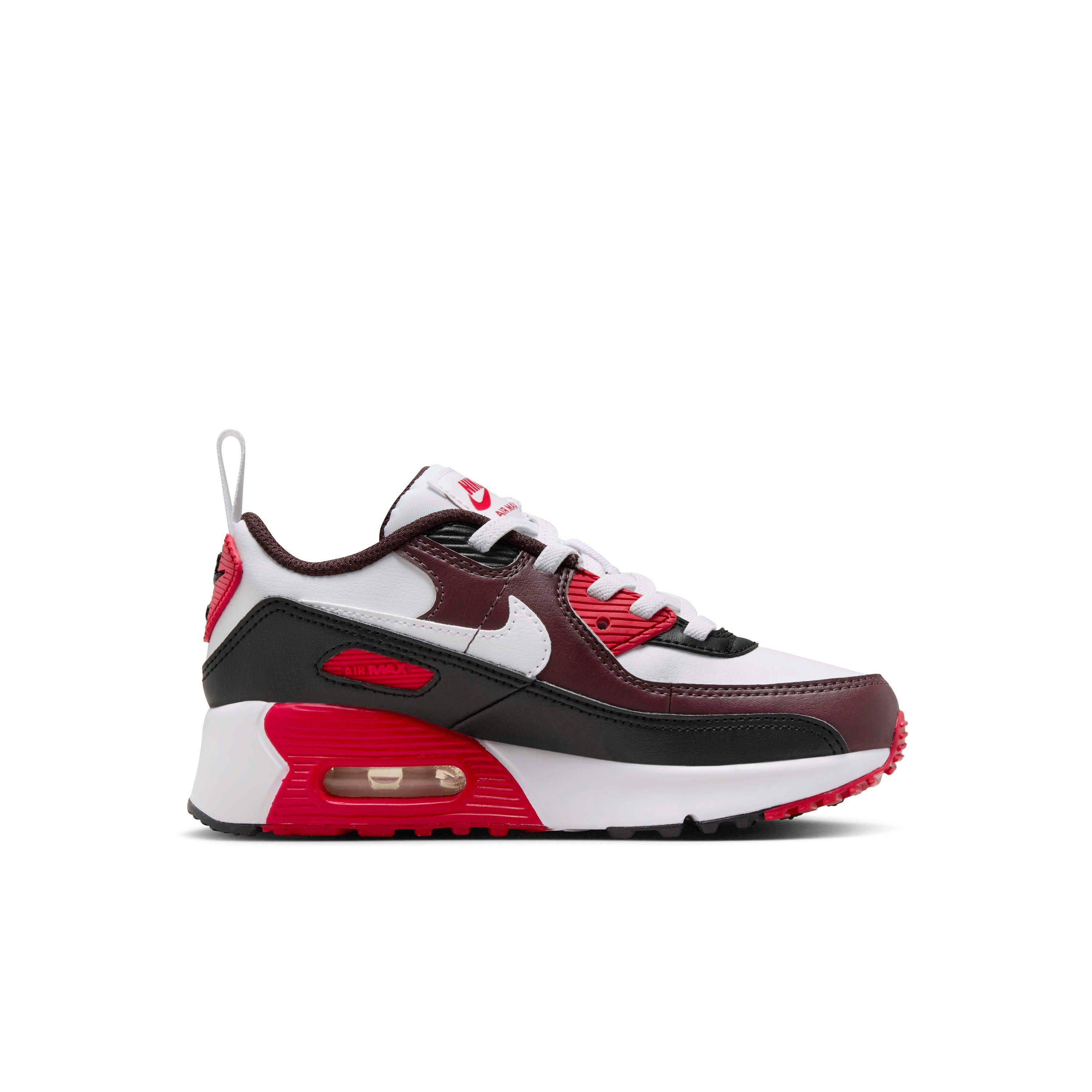 Nike Air Max 90 EasyOn "Burgundy Crush/Black/University Red/White" Preschool Boys' Shoe - BURGUNDY/BLACK/RED/WHITE Thumbnail View 1