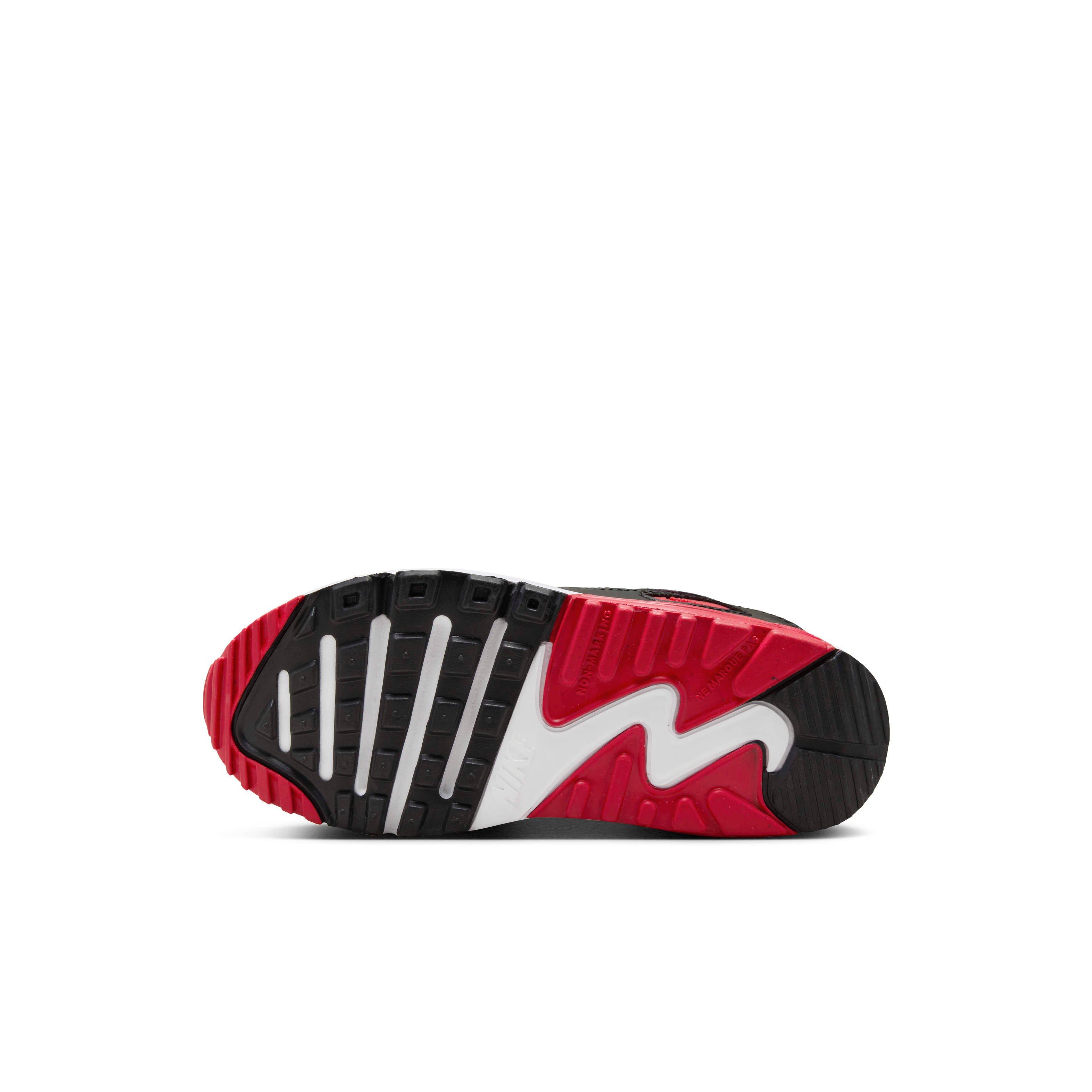 Nike Air Max 90 EasyOn "Burgundy Crush/Black/University Red/White" Preschool Boys' Shoe - BURGUNDY/BLACK/RED/WHITE Thumbnail View 6